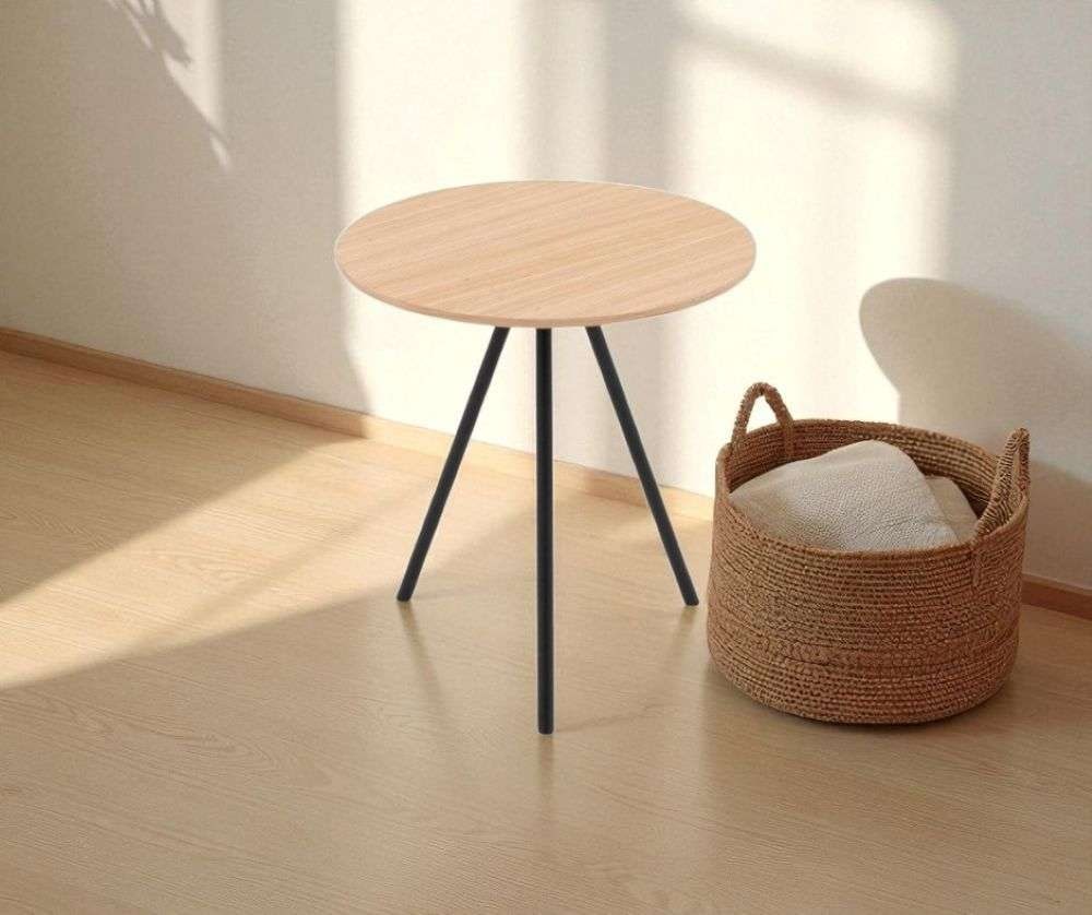 Home affaire Couchtisch »Simple, Kaffeetisch, Satztisch, Tisch, Sofatisch« 1 Stk. tlg. Tischplatte mit Echtholzfurnier, Gestell aus Metall, FSC®