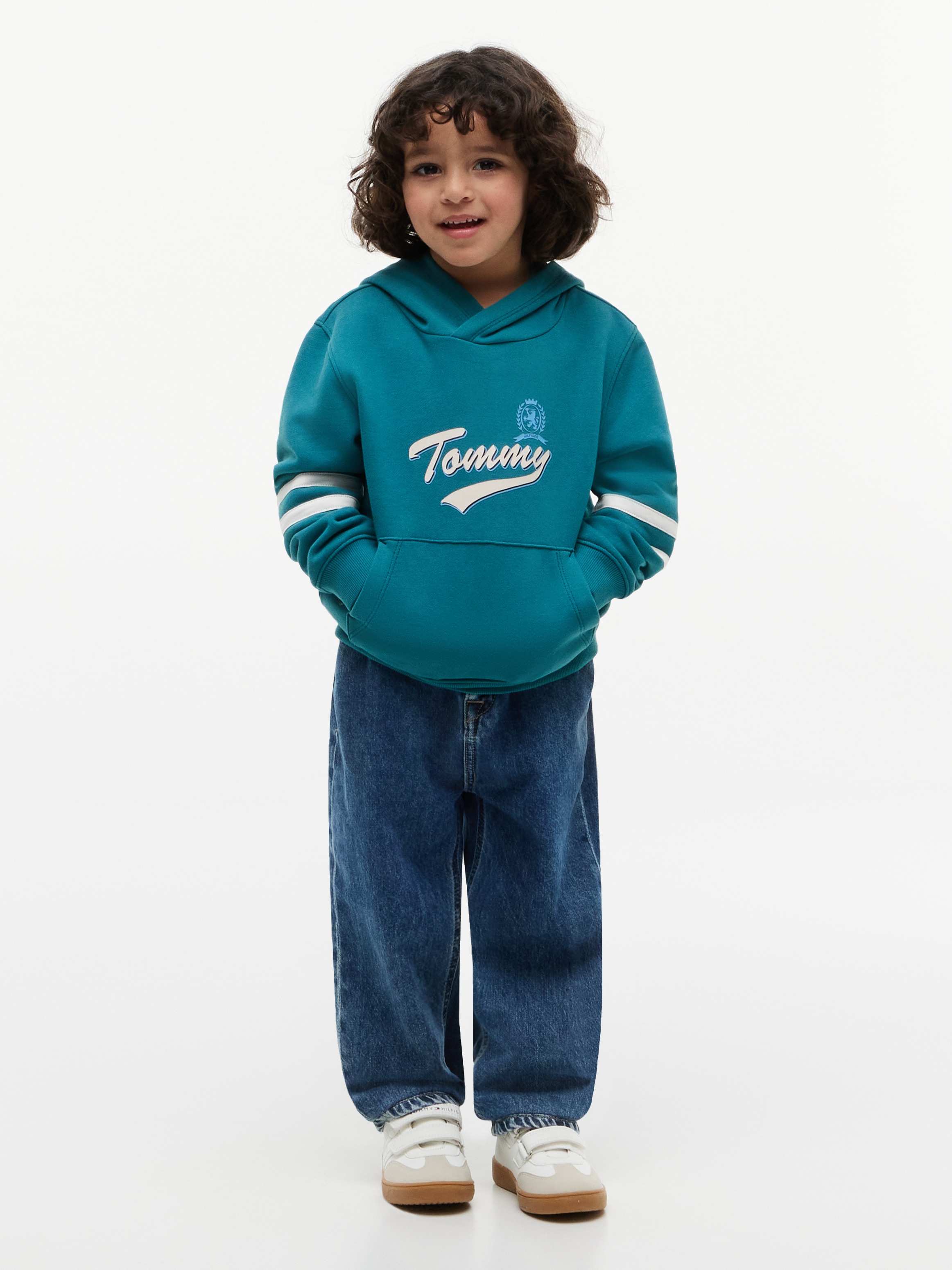 Tommy Hilfiger Sweat à capuche , Regular Fit, enfants jusqu'à 16 ans, impression Tommy
