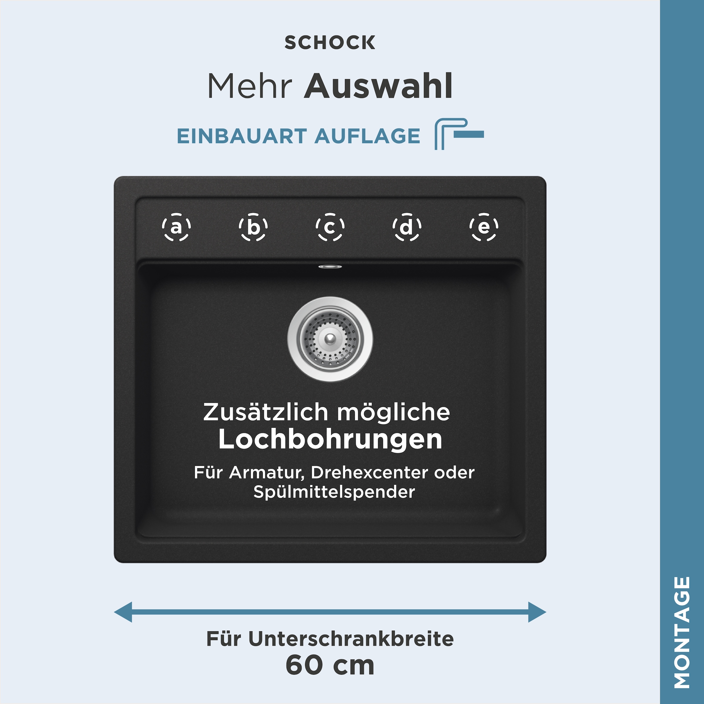 Schock Évier en granit »Oslo«