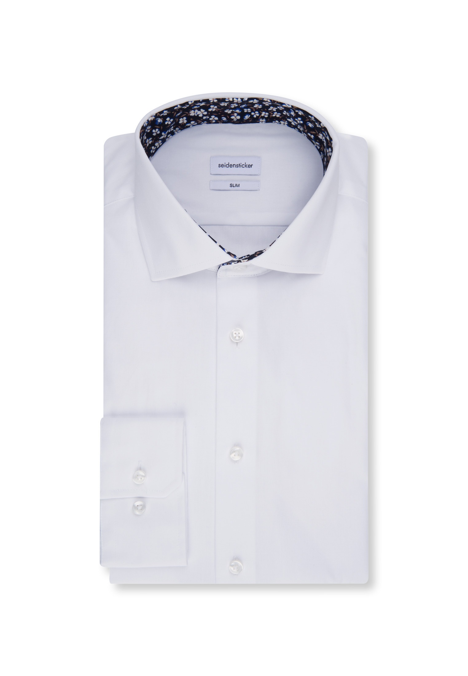 seidensticker Chemise d'affaires »Slim« Slim 1/1 Kentkragen Uni