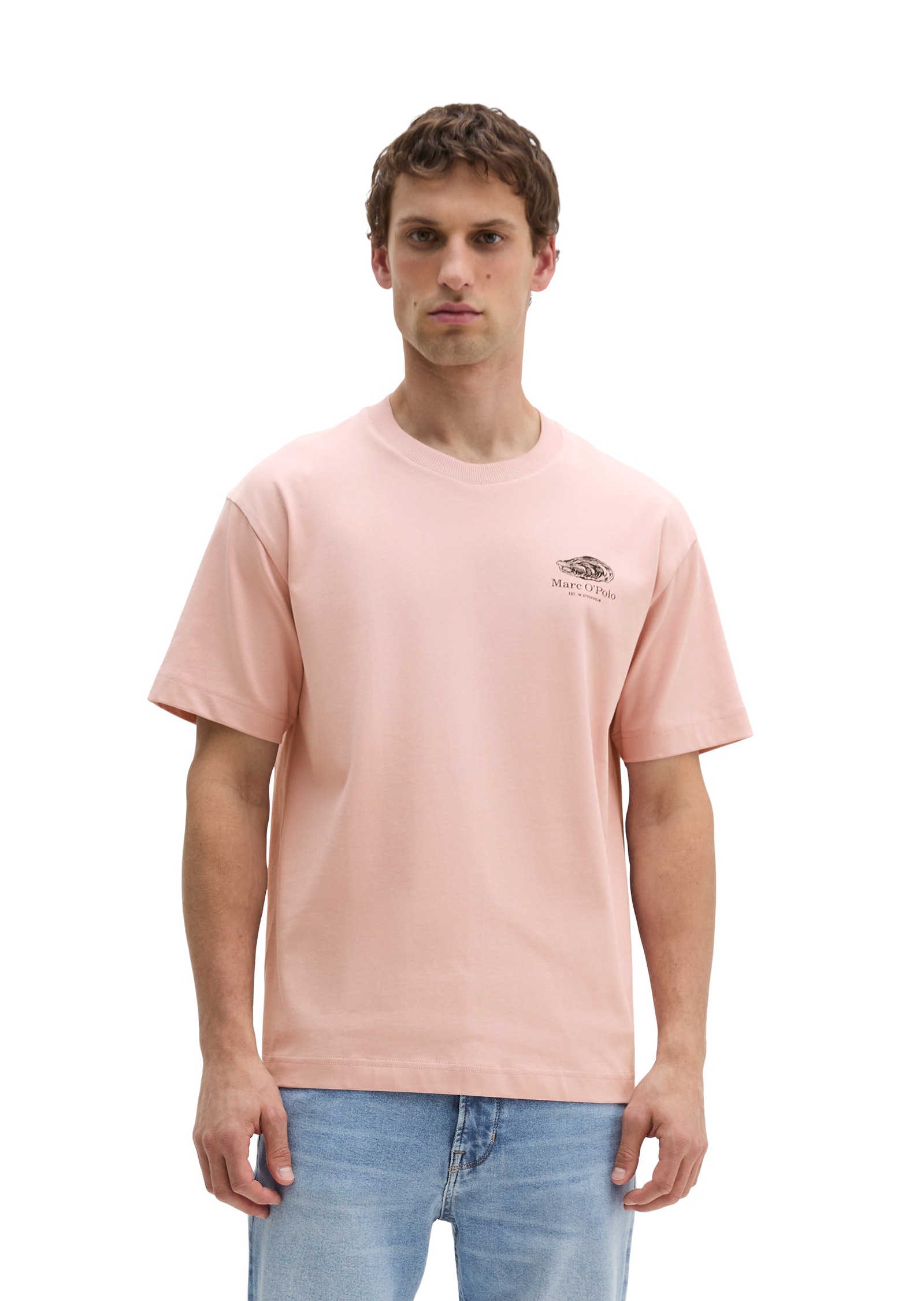 Marc O'Polo T-shirt ample avec imprimé marin dans le dos