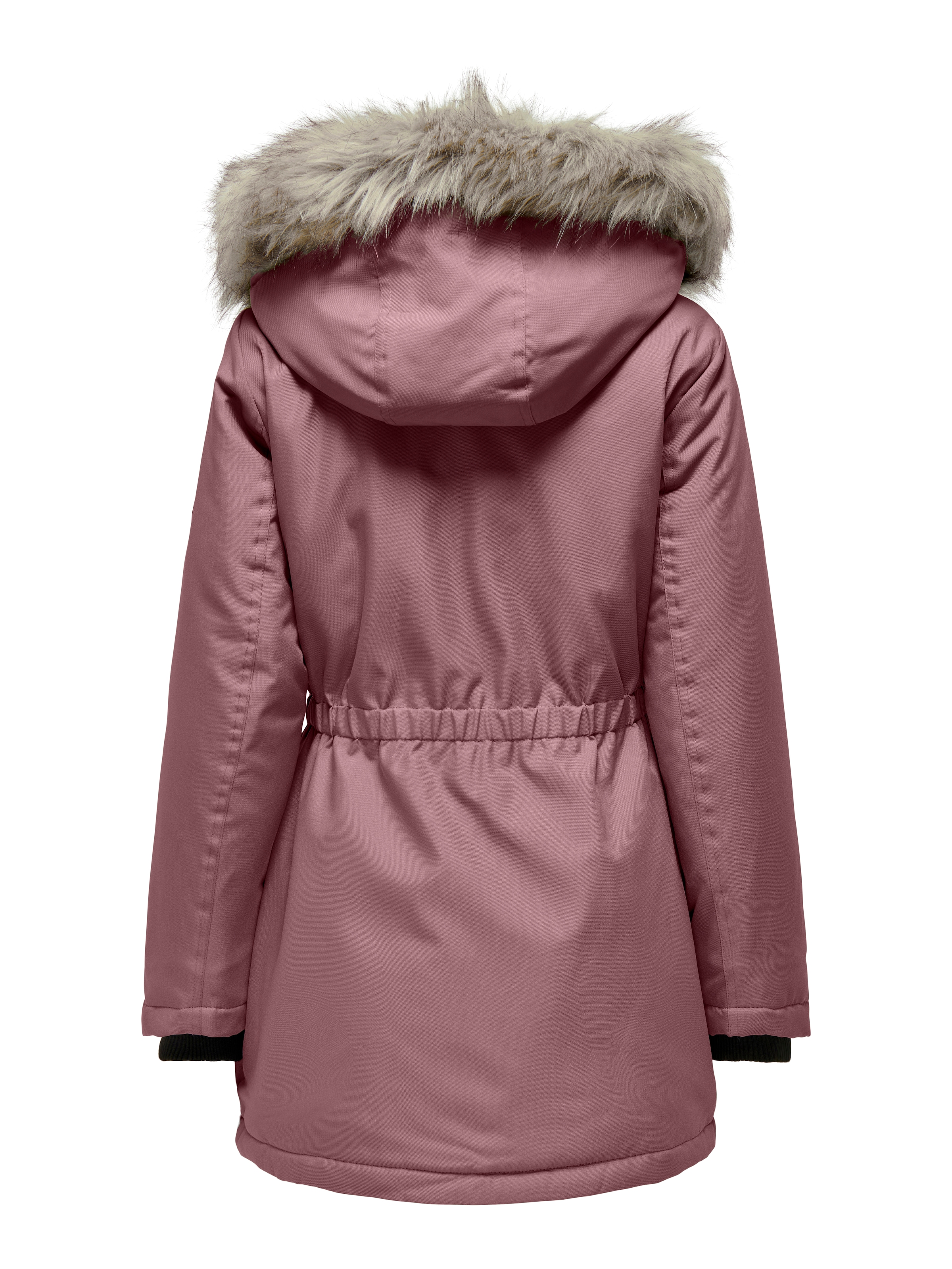 ONLY Parka »ONLIRIS FUR WINTER PARKA LIFE CC OTW« mit Kapuze mit verdeckter Knopfleiste