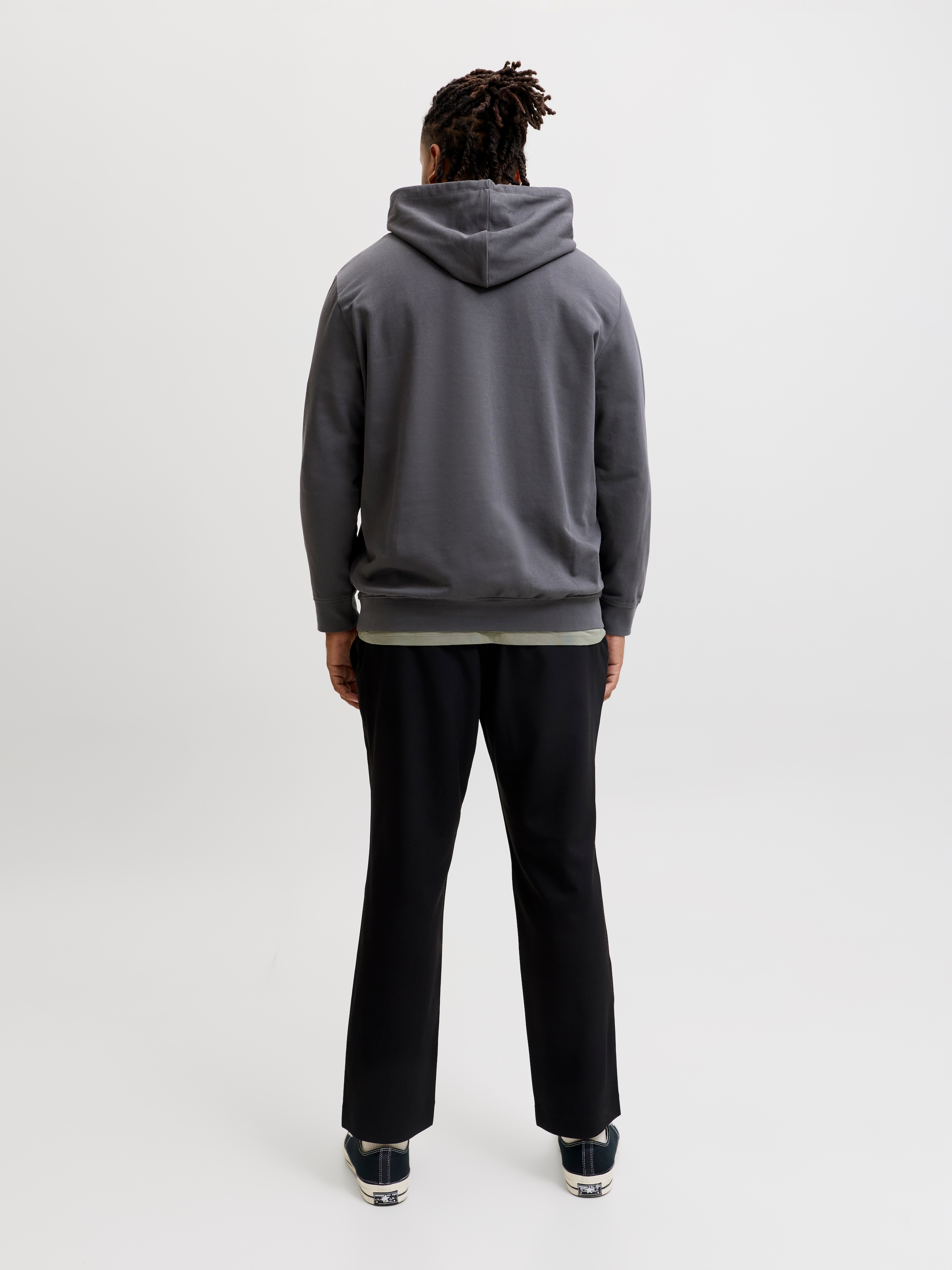 Jack & Jones PlusSize Sweat à capuche »JJEARCHIVE GRAPHIC SWEAT HOOD SN PLS«, mélange coton, coupe régulière
