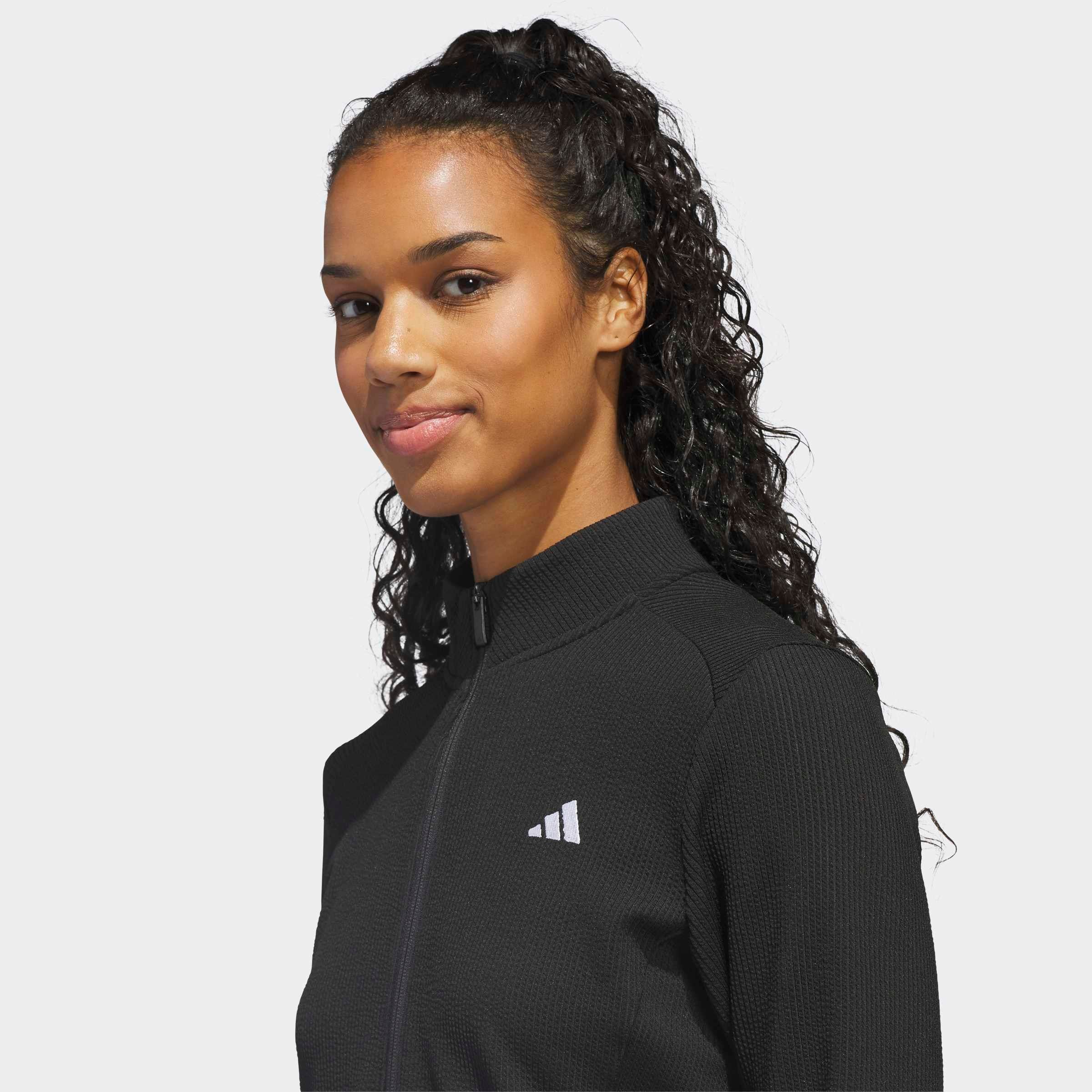 adidas Performance Trainingsjacke »W TXTR JKT« mit Reissverschluss, aus Polyester, normaler Schnitt, gerader Abschluss