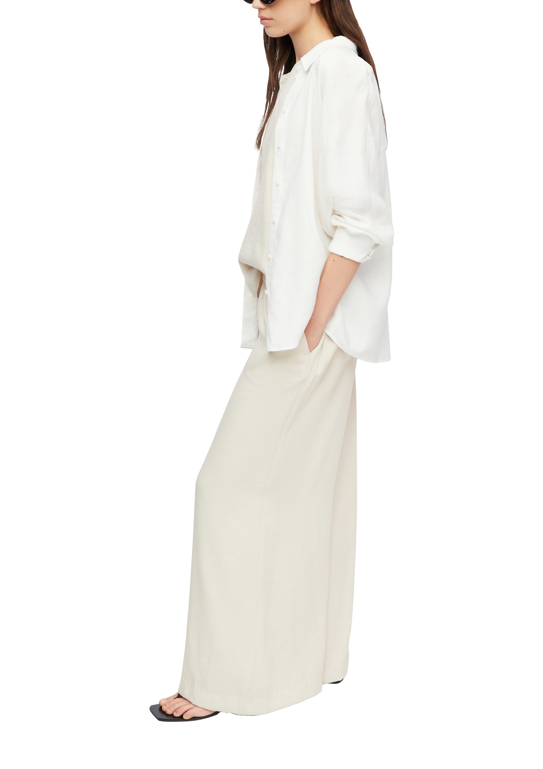 Comma Stoffhose  mit elastischem Bund