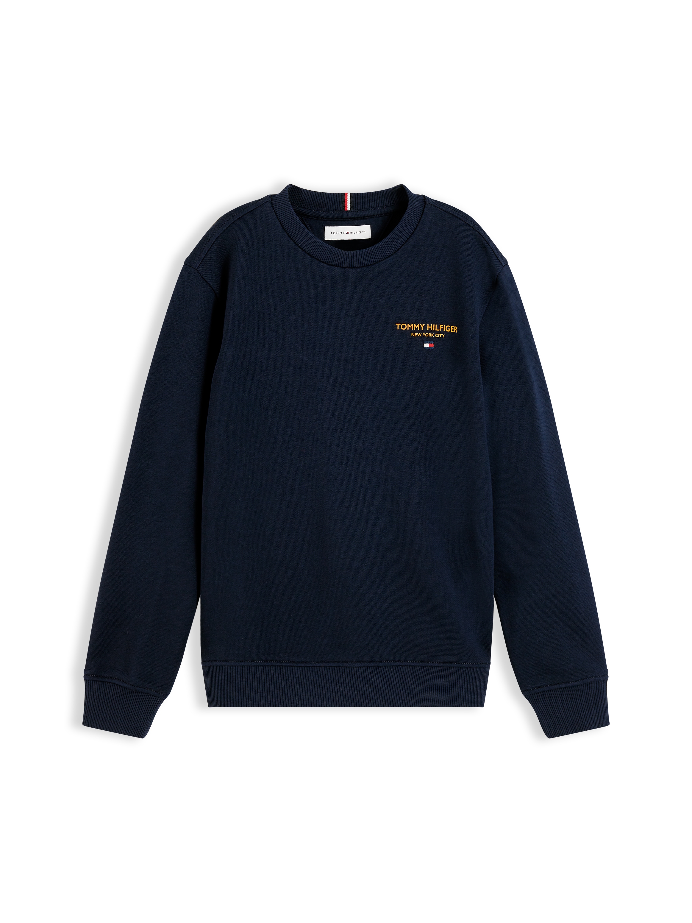 Tommy Hilfiger Sweat-shirt »ESSENTIAL LOGO SWEATSHIRT«, col rond, coupe régulière, inscription logo, enfants jusqu'à 16 ans
