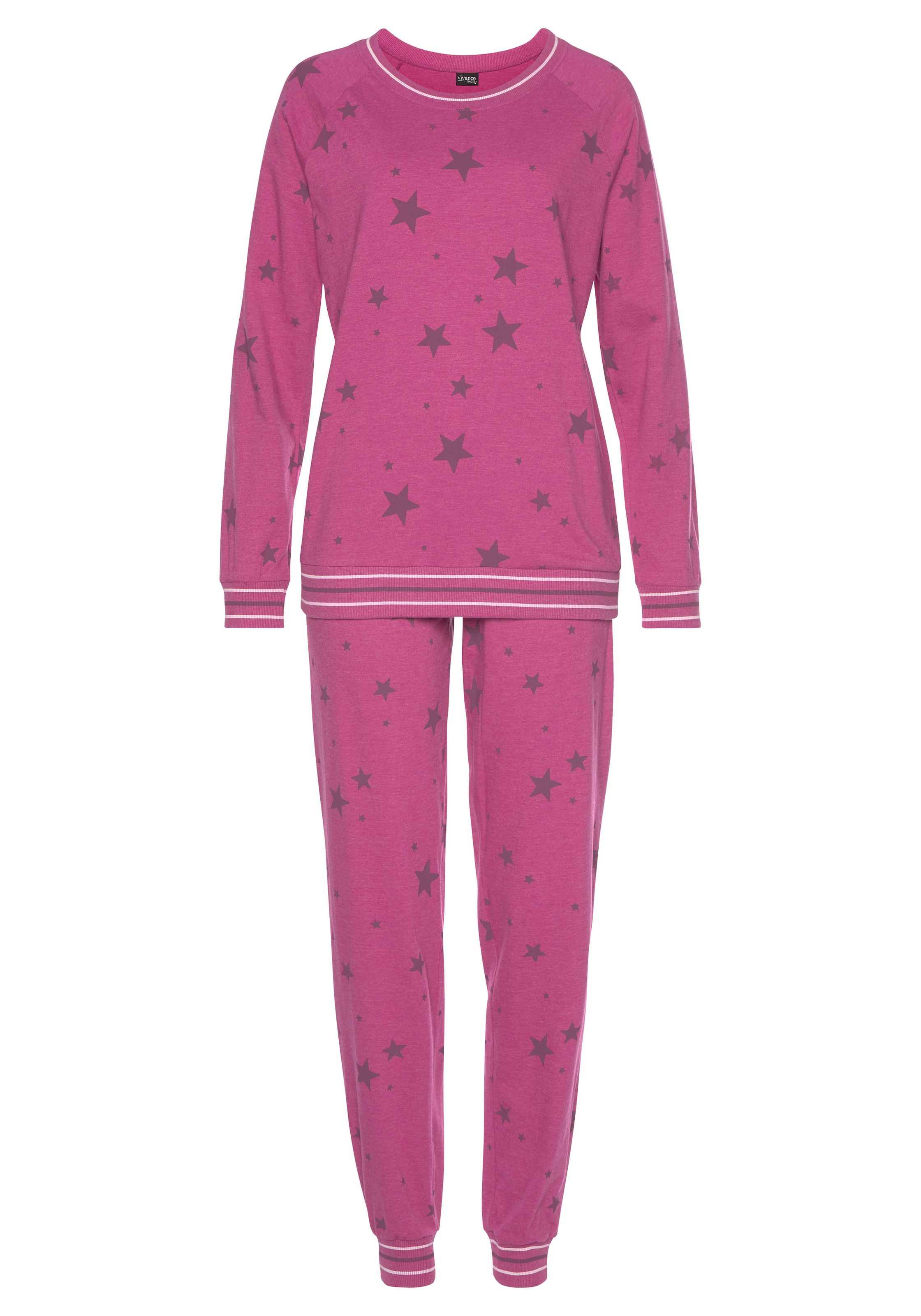 Vivance Dreams Pyjama 2-teilig, 2 tlg. mit Sternedruck