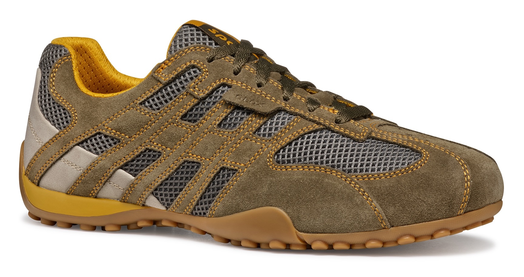 Geox Chaussure à lacets »U SNAKE ORIGINAL«  , Schnürschuh, Freizeitschuh, Trekking Sneaker mit Lederinnensohle