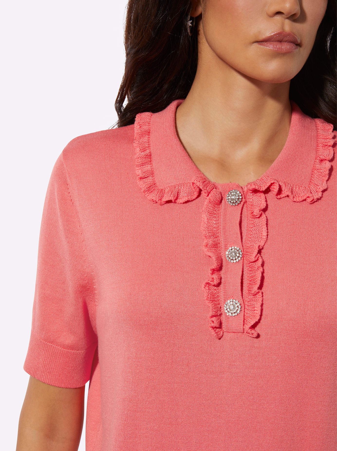 creation L Pull à manches courtes »Polopullover«