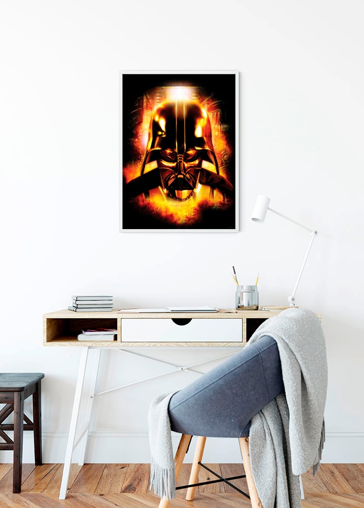 Komar Image »Star Wars Classic Vader Head« 1 cuis tlg. Wandbild zur Dekoration im Kinderzimmer - ohne Rahmen