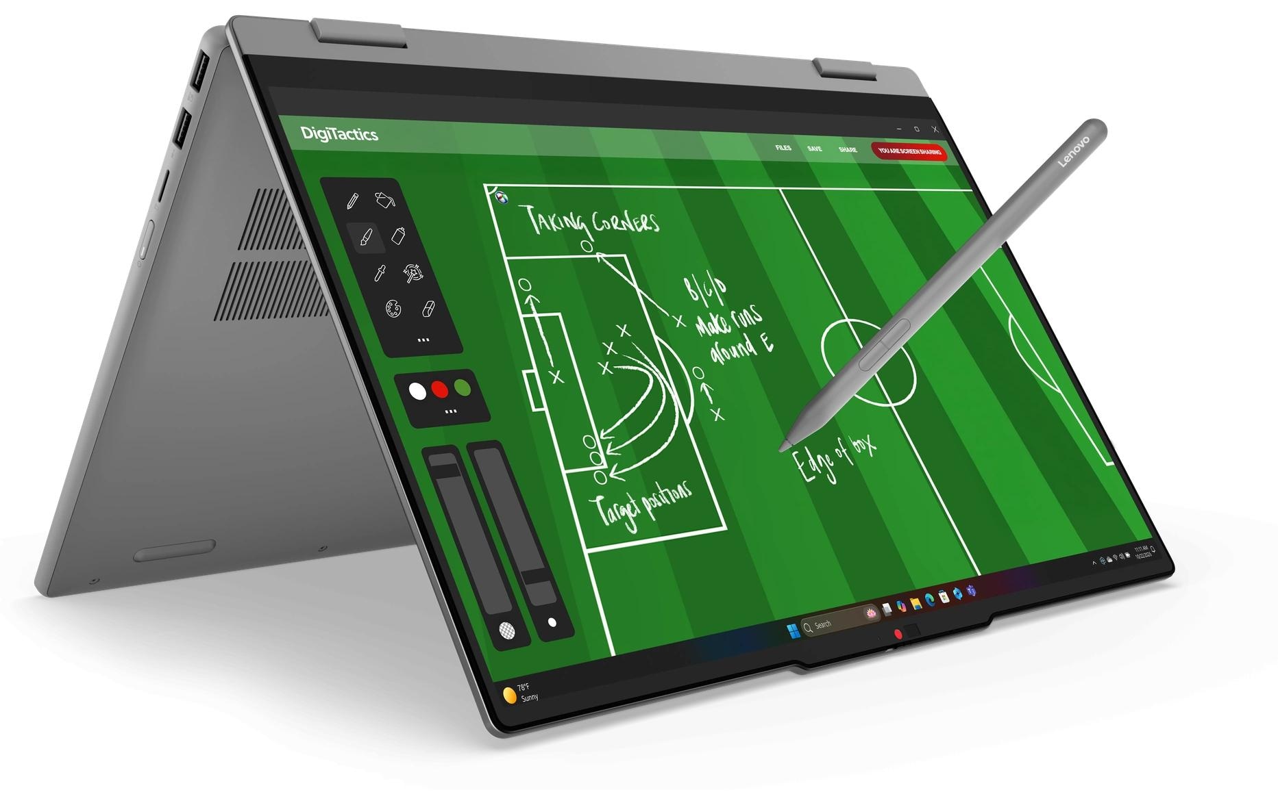 Lenovo Ordinateur portable »IdeaPad 5 2-in-1 15AGP11 Copilot+ PC« / 15,3 ″ AMD Ryzen™ AI 7 1.000 Go SSD NPU intégrée (Neural Processing Unit)