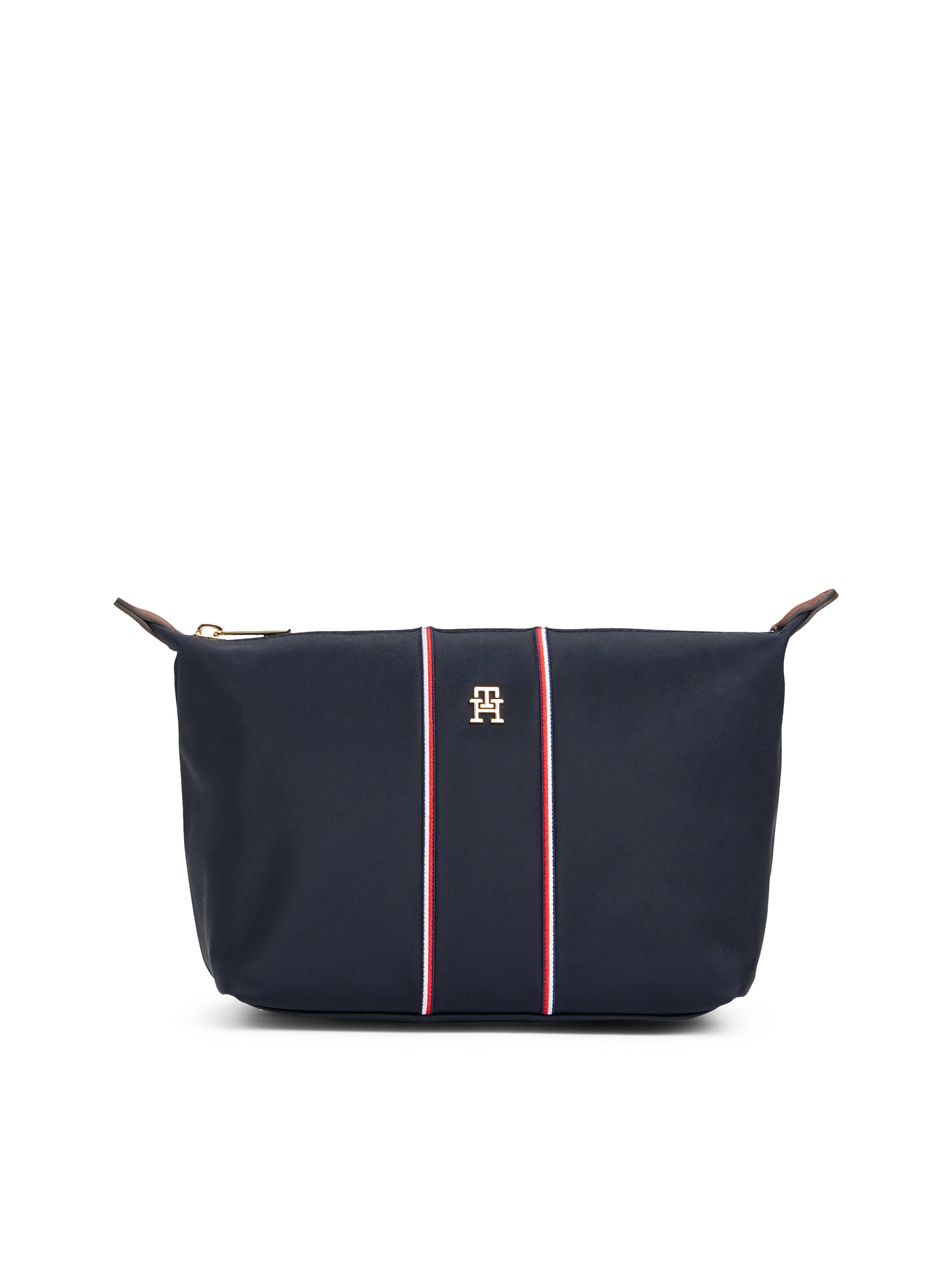 Tommy Hilfiger Trousse de toilette »TH ICON WASHBAG NYLON CORP« , voyage, trousse de toilette unisexe avec empiècements contrastants aux couleurs Tommy