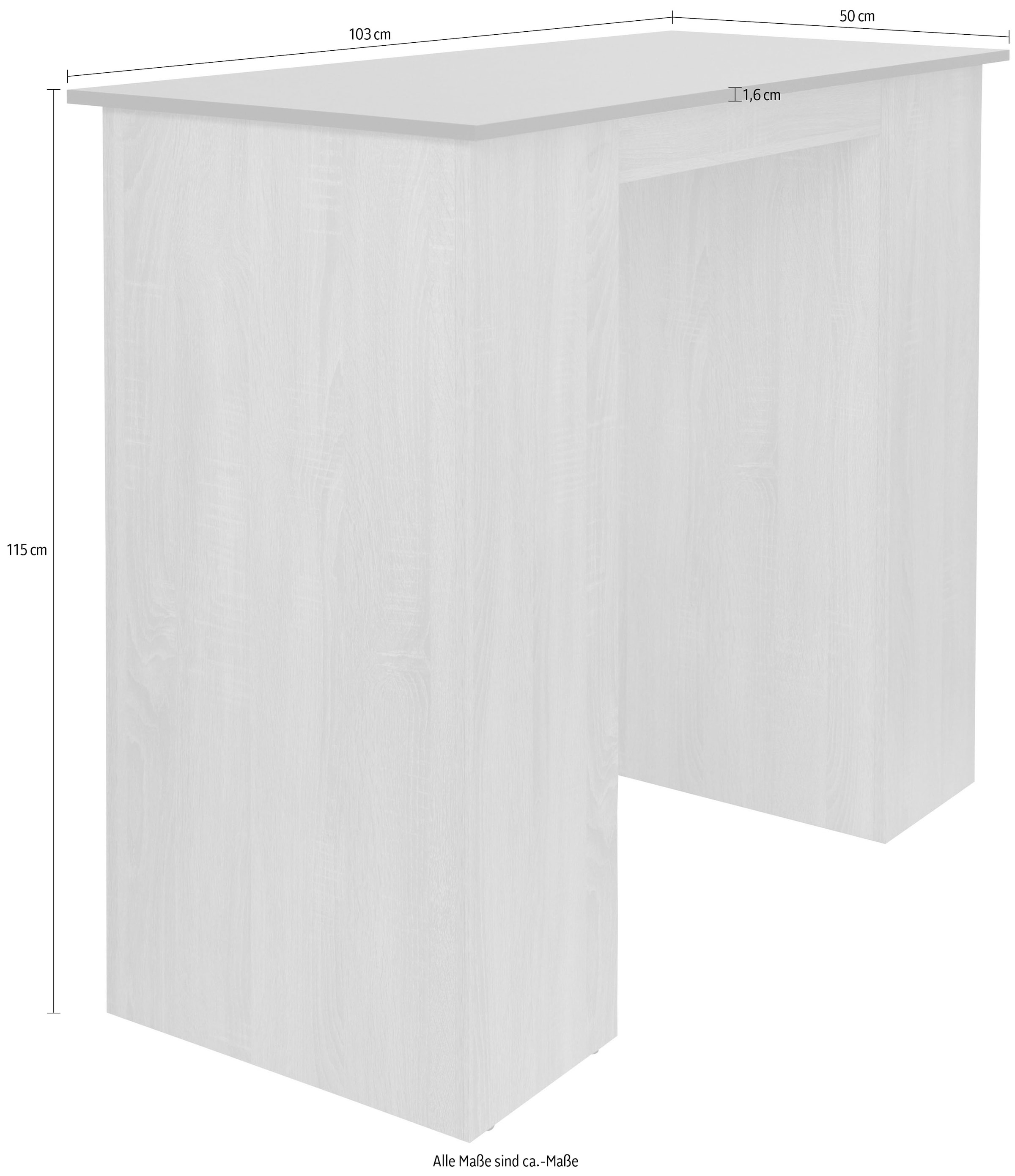 RESPEKTA Bartisch »Merle« Breite 103 cm, Belastbarkeit bis zu 40 kg