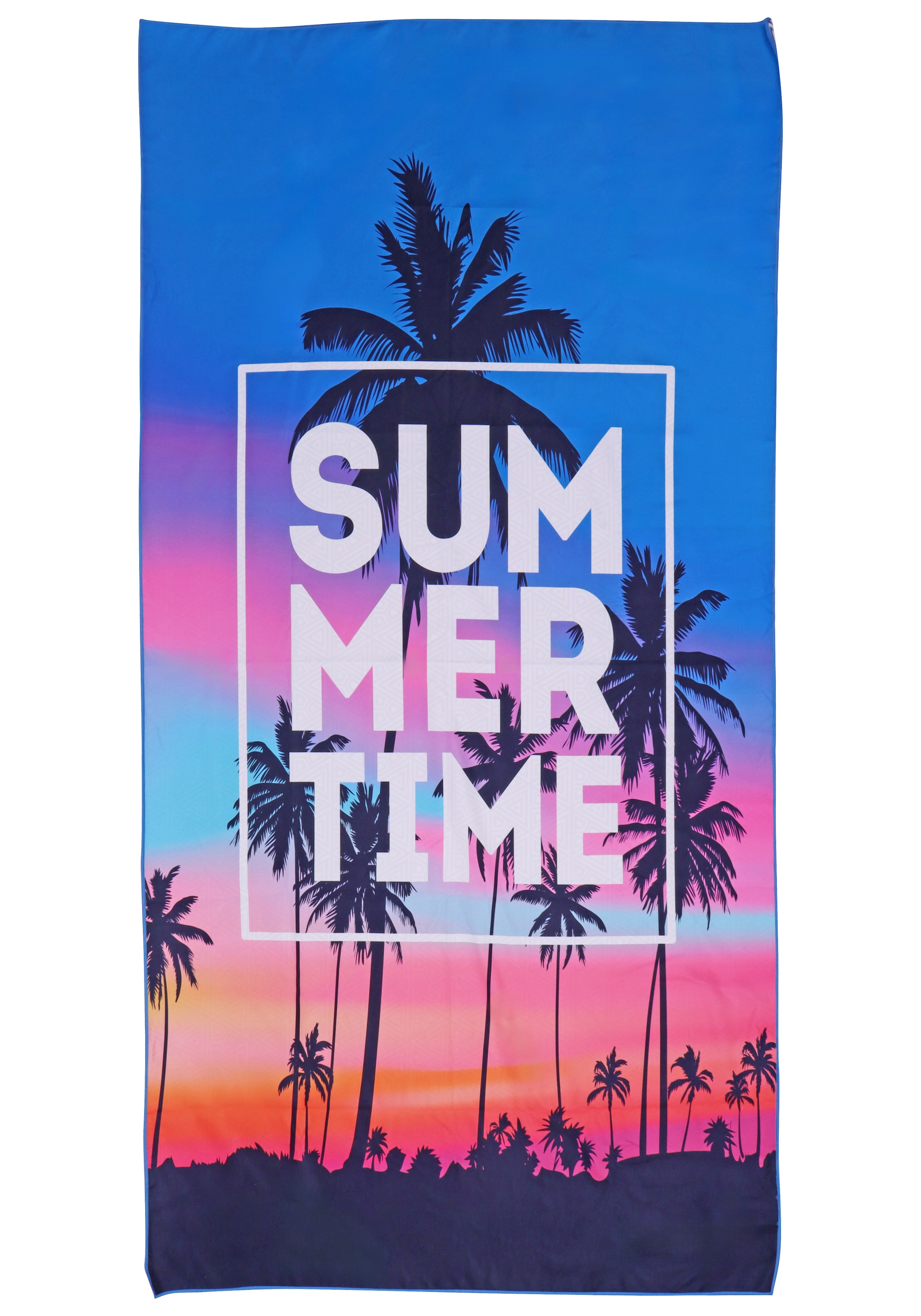 Capelli New York Strandtuch schnell trocknend, inklusive Bikini-Bag