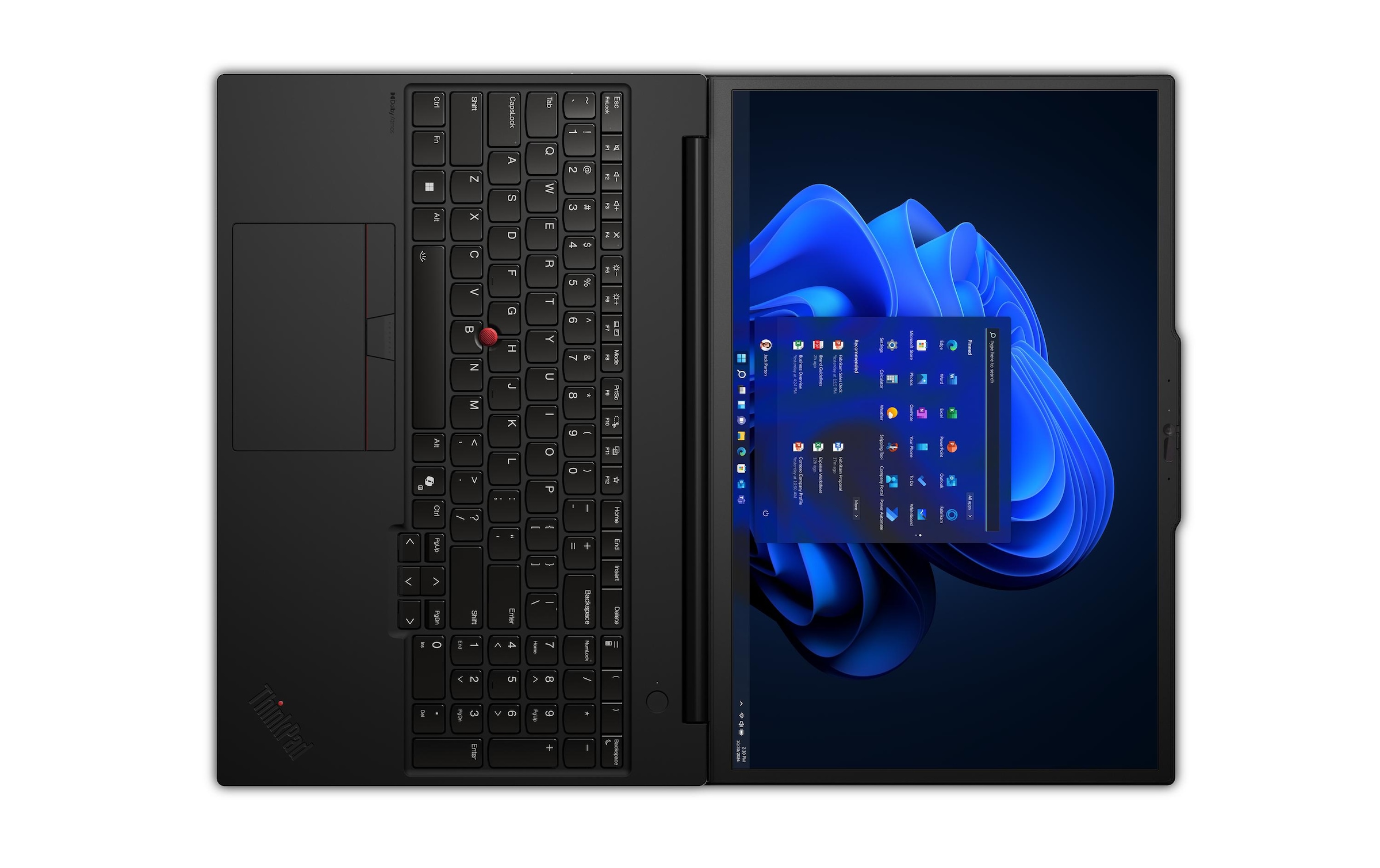 Lenovo Ordinateur portable »ThinkPad P16s Gen 4 (Intel)« / 16 ″ Intel Core Ultra 7 2.000 GB SSD