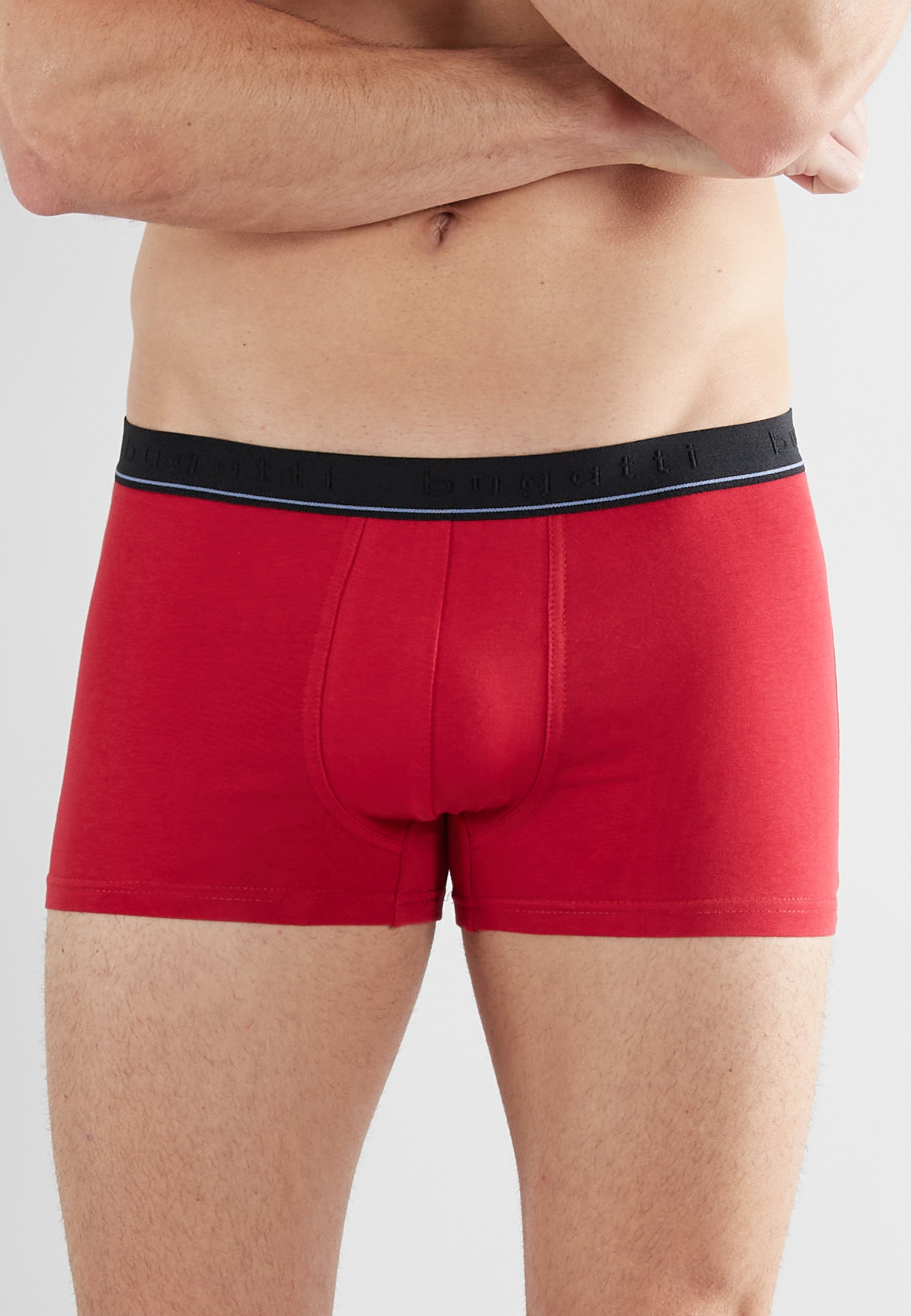bugatti Boxer »Rom« weich, basic, eng, atmungsaktiv, breiter Bund, Baumwollmix
