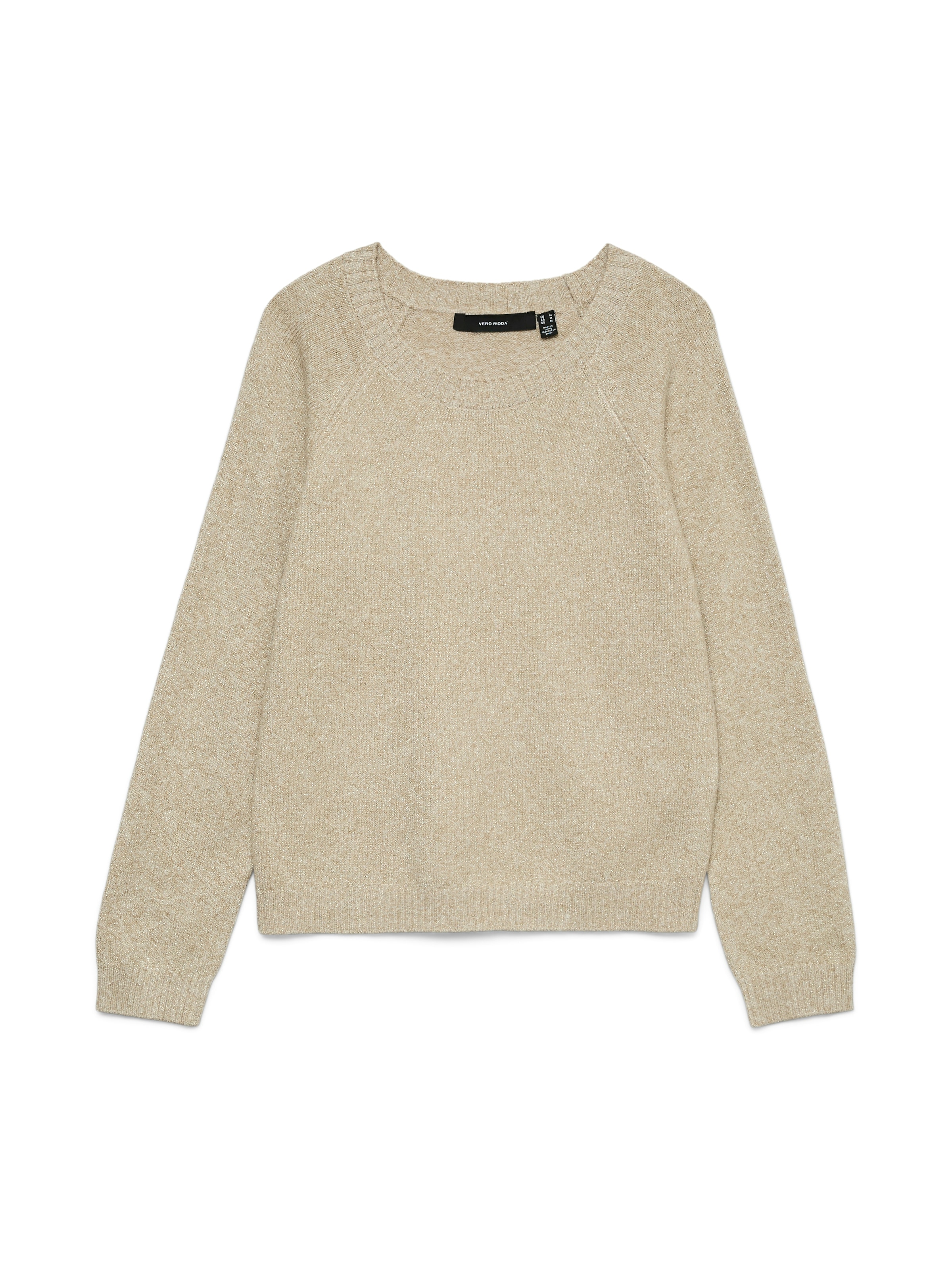 Vero Moda Rundhalspullover »VMDOFFYSHINE LS O-NECK BLOUSE REP NOOS«