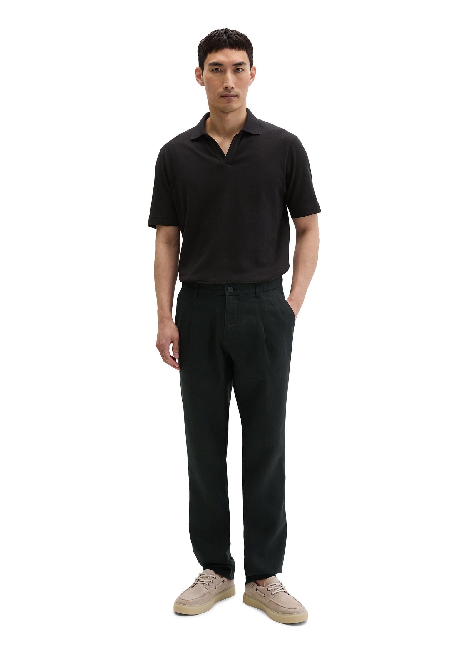 Marc O'Polo Pantalon en lin »Osby jogger pleats«