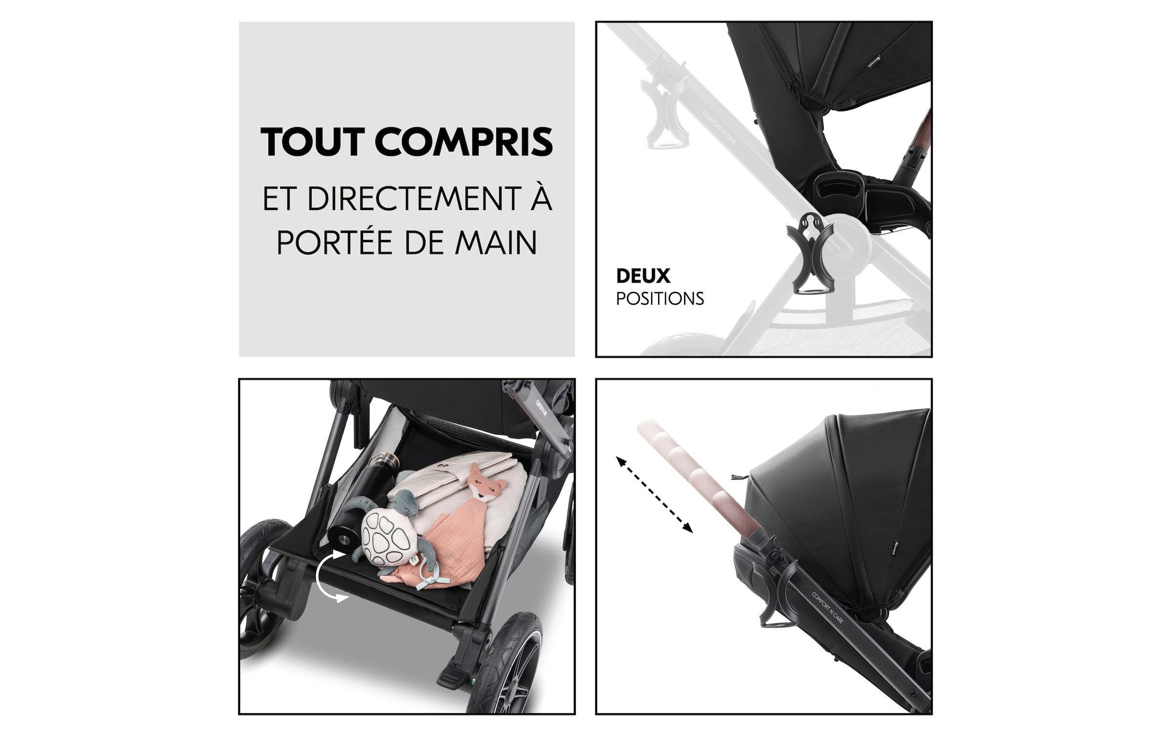 Hauck Kombi-Kinderwagen »Comfort N Care« 25 kg