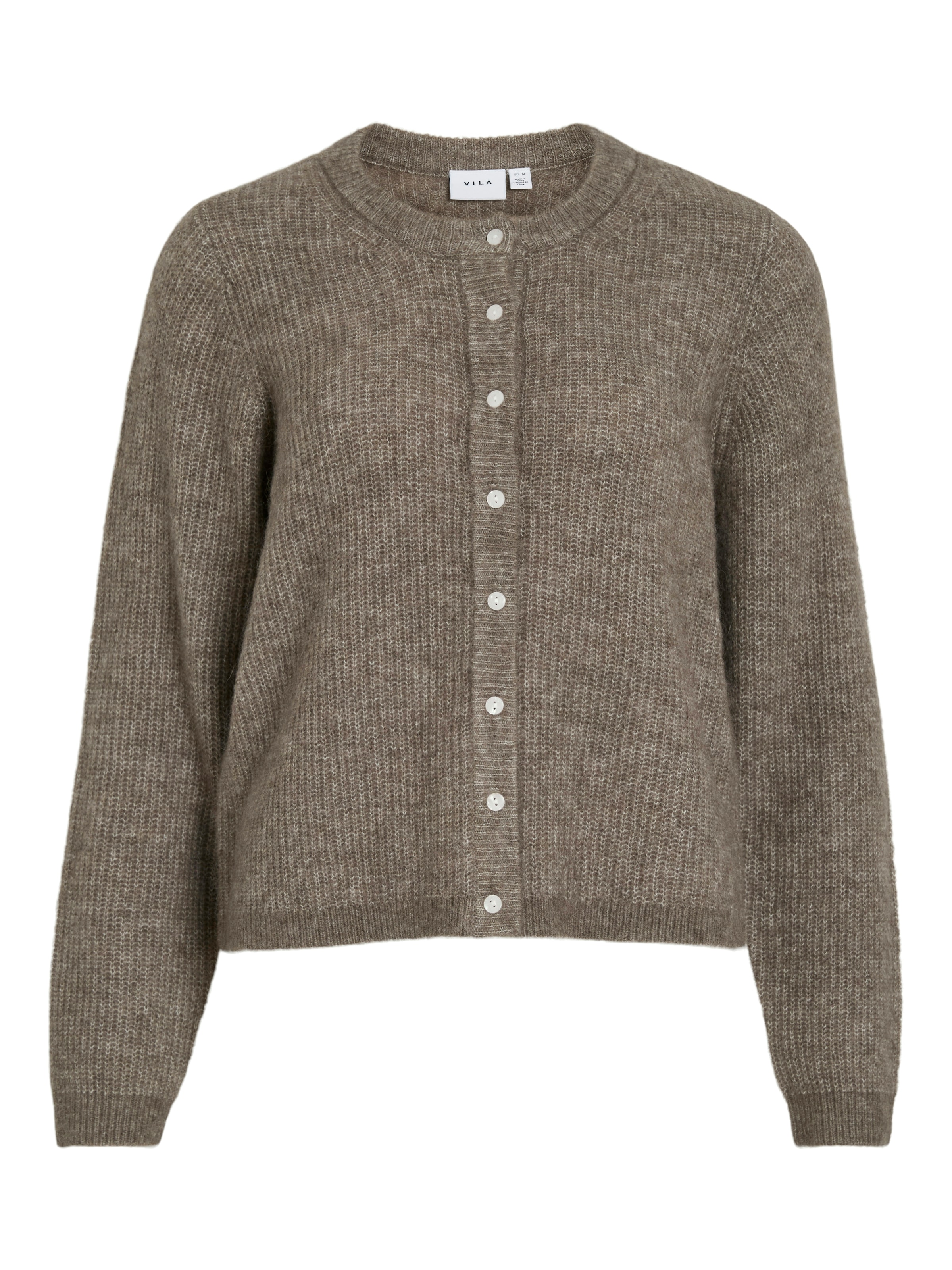 Vila Veste en tricot »VILORY O-NECK L/S KNIT CARDIGAN-NOOS« Materialmix, regular fit