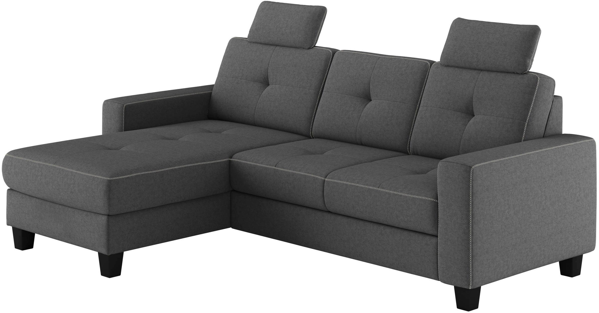 GOODproduct Ecksofa »Varese« wahlweise mit Schlaffunktion und Bettkasten