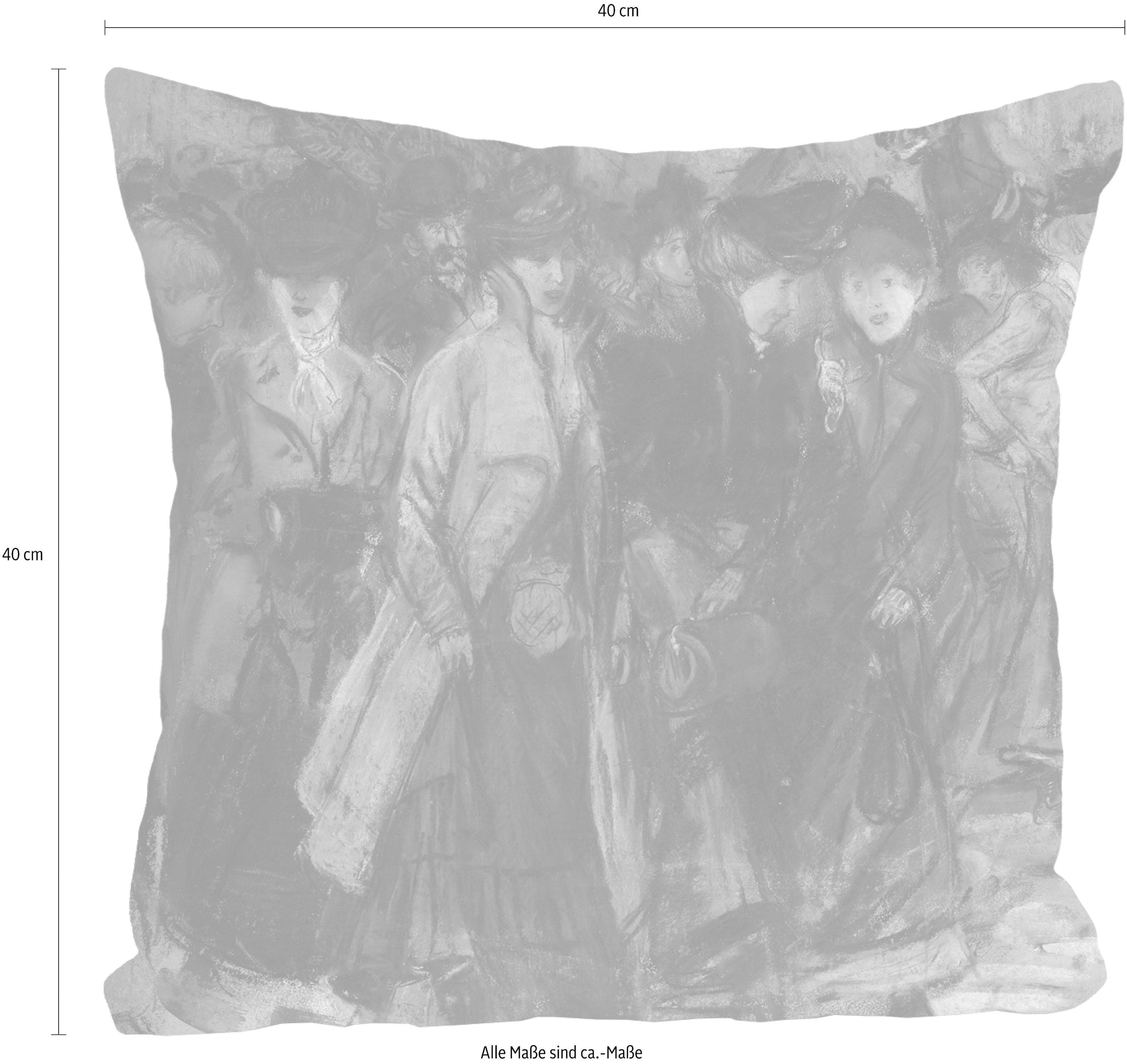 queence Coussin décoratif »»Frauen«« Kissenhülle ohne Füllung, 1 Stück