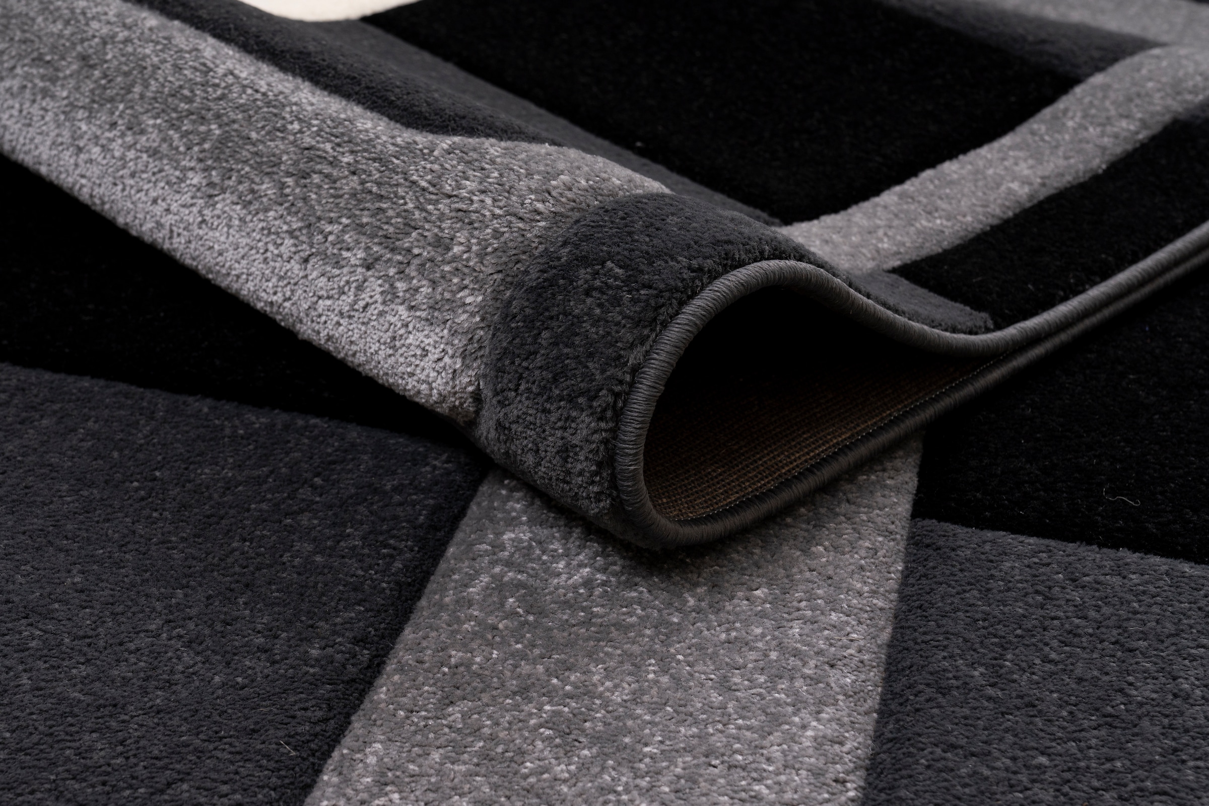 my home Läufer »Maxim« rechteckig 12 mm Höhe Hoch-Tief-Effekt, Kurzflor, 3D-Design