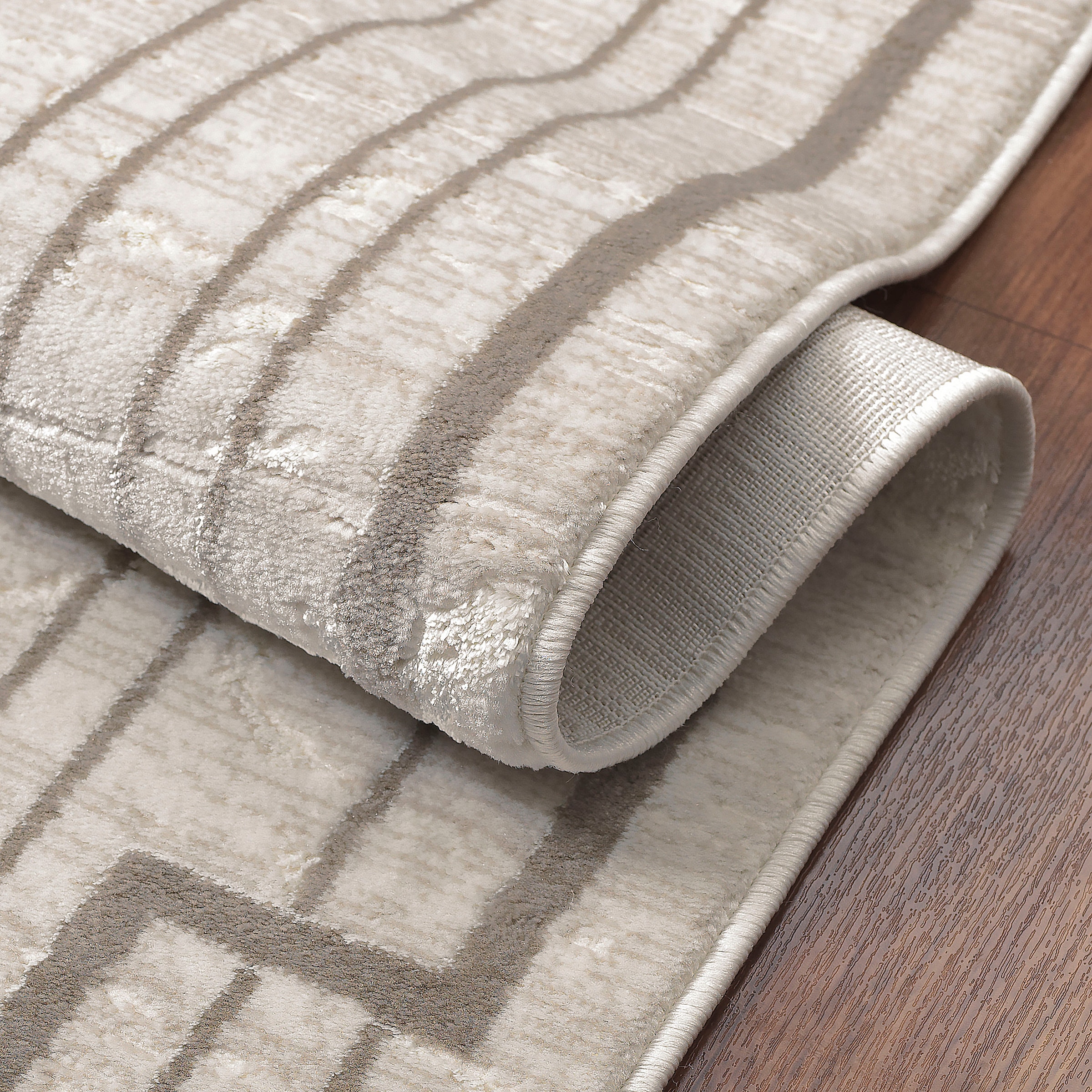 Sanat Teppich »Harmony 3214« rechteckig 12 mm Höhe abstrakter Kurzflorteppich, Wohnzimmer, auch als Läufer