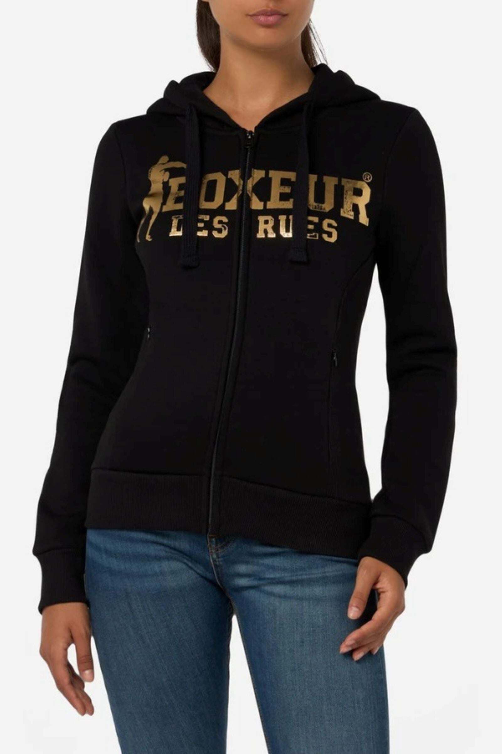 BOXEUR DES RUES Sweatjacke »BOXEUR DES RUES Sweatjacke Basic Logo Full Zip«