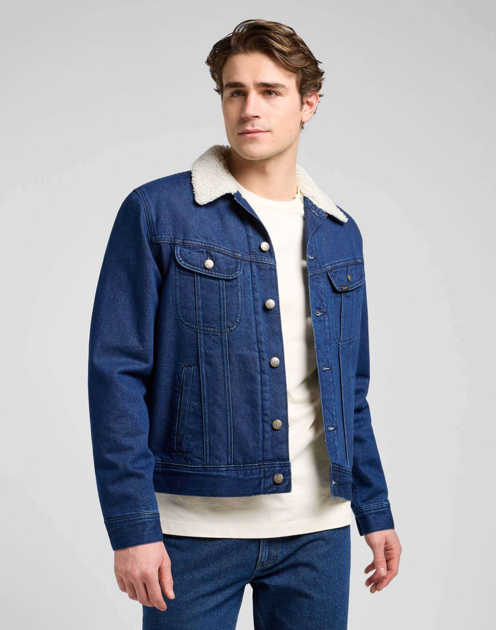 Lee® Veste en jean »Lee Jeansjacke Sherpa Jacket«