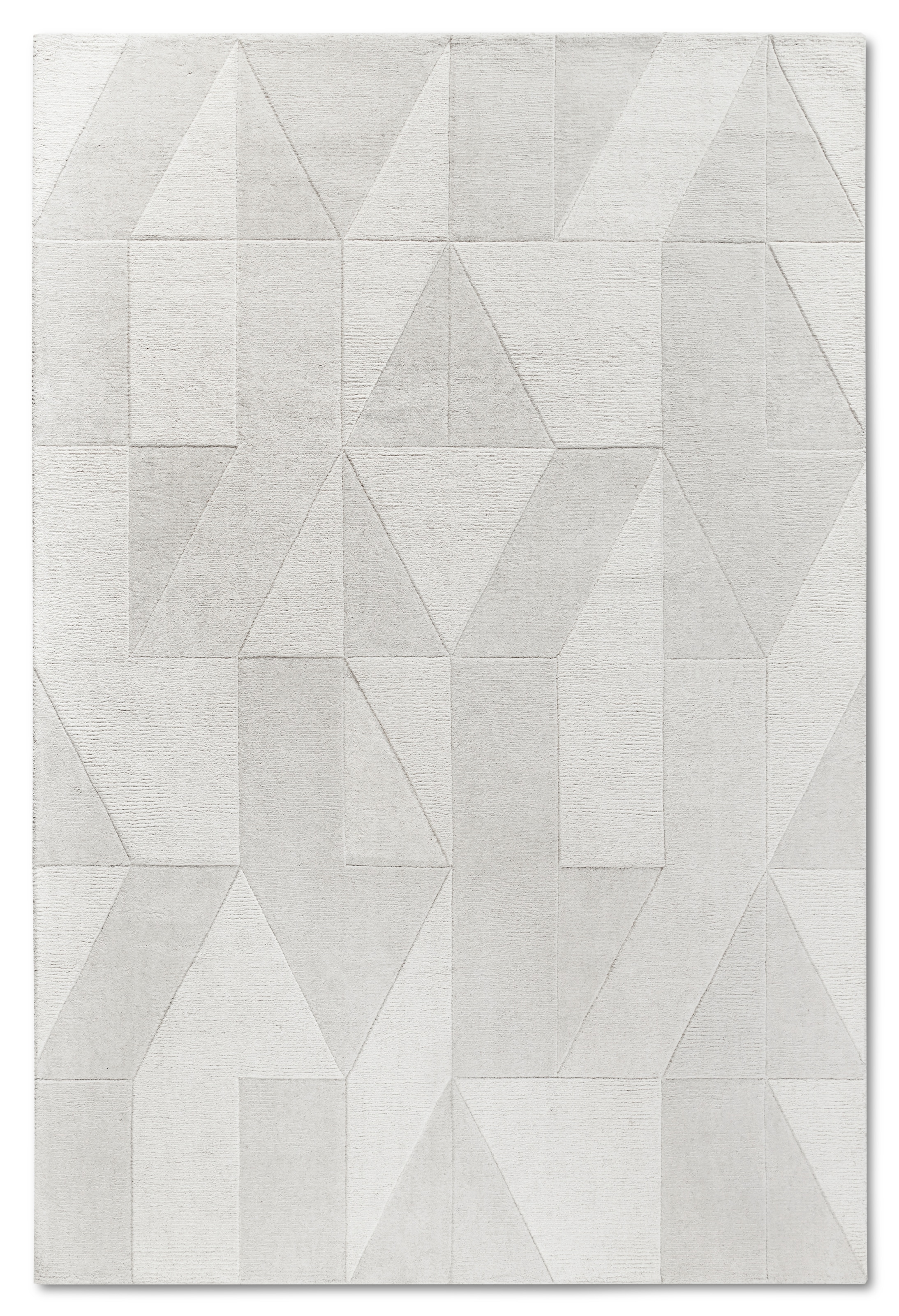 Villeroy & Boch Tapis en laine »Ursule« Rectangulaire 10 mm Höhe Coureur, tissé main, laine, naturel, salon, géométrie, bohème