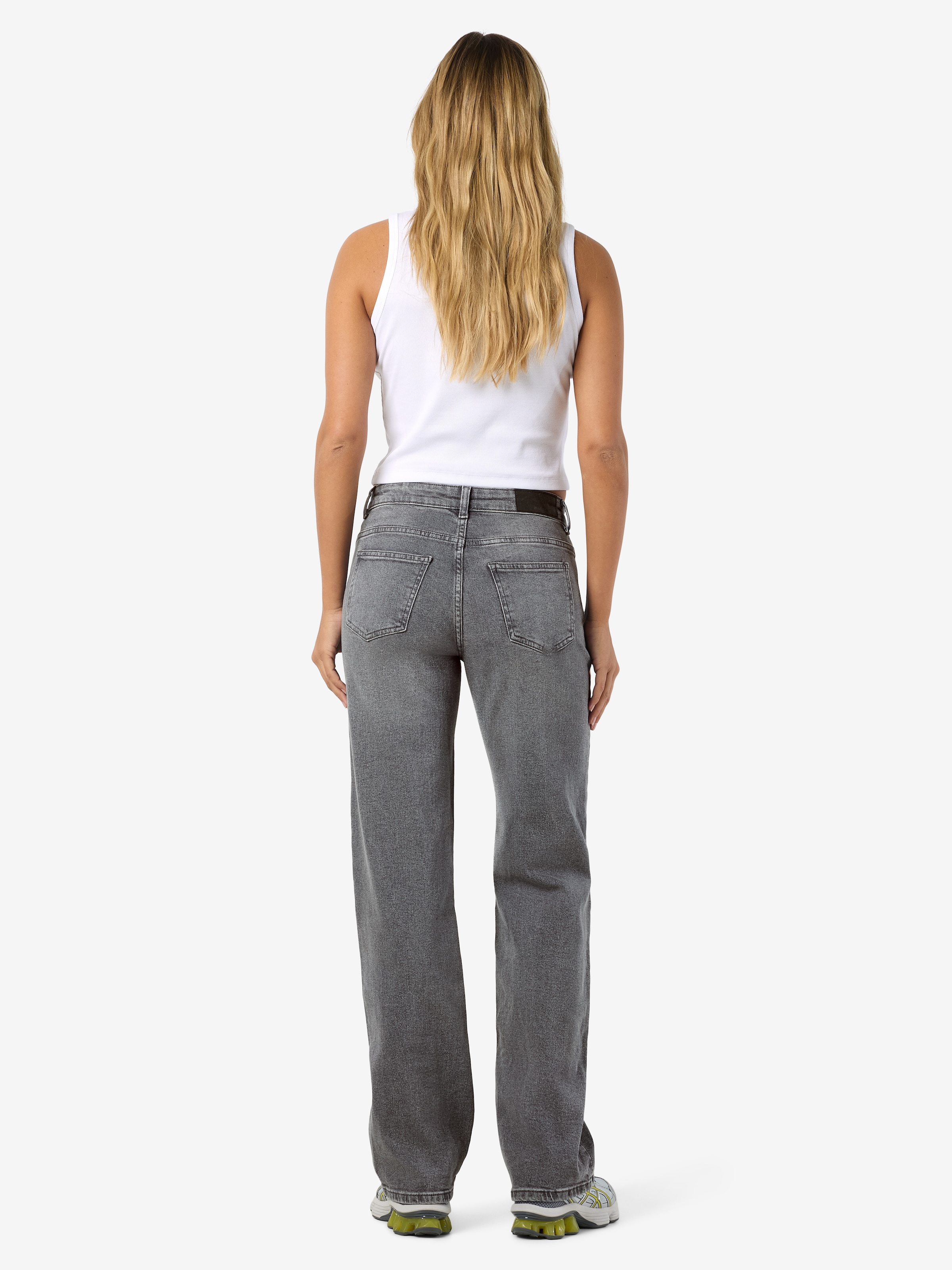 Noisy may Straight-Jeans »NMYOLANDA NW WIDE JEANS AZ371DG NOOS«
