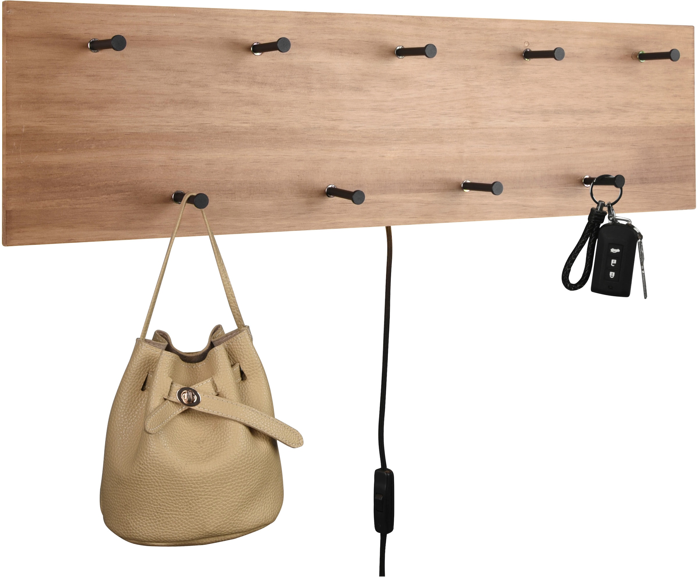 MIRRORS AND MORE Porte-manteau mural »Samantha« 1 cuis tlg.