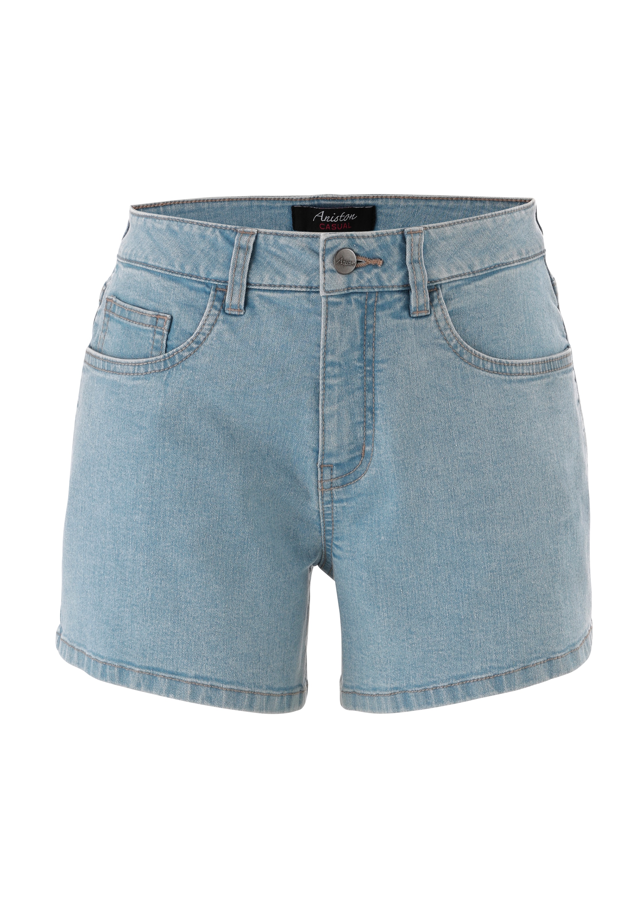 Aniston CASUAL Short  in trendiger Used-Waschung - NEUE KOLLEKTION