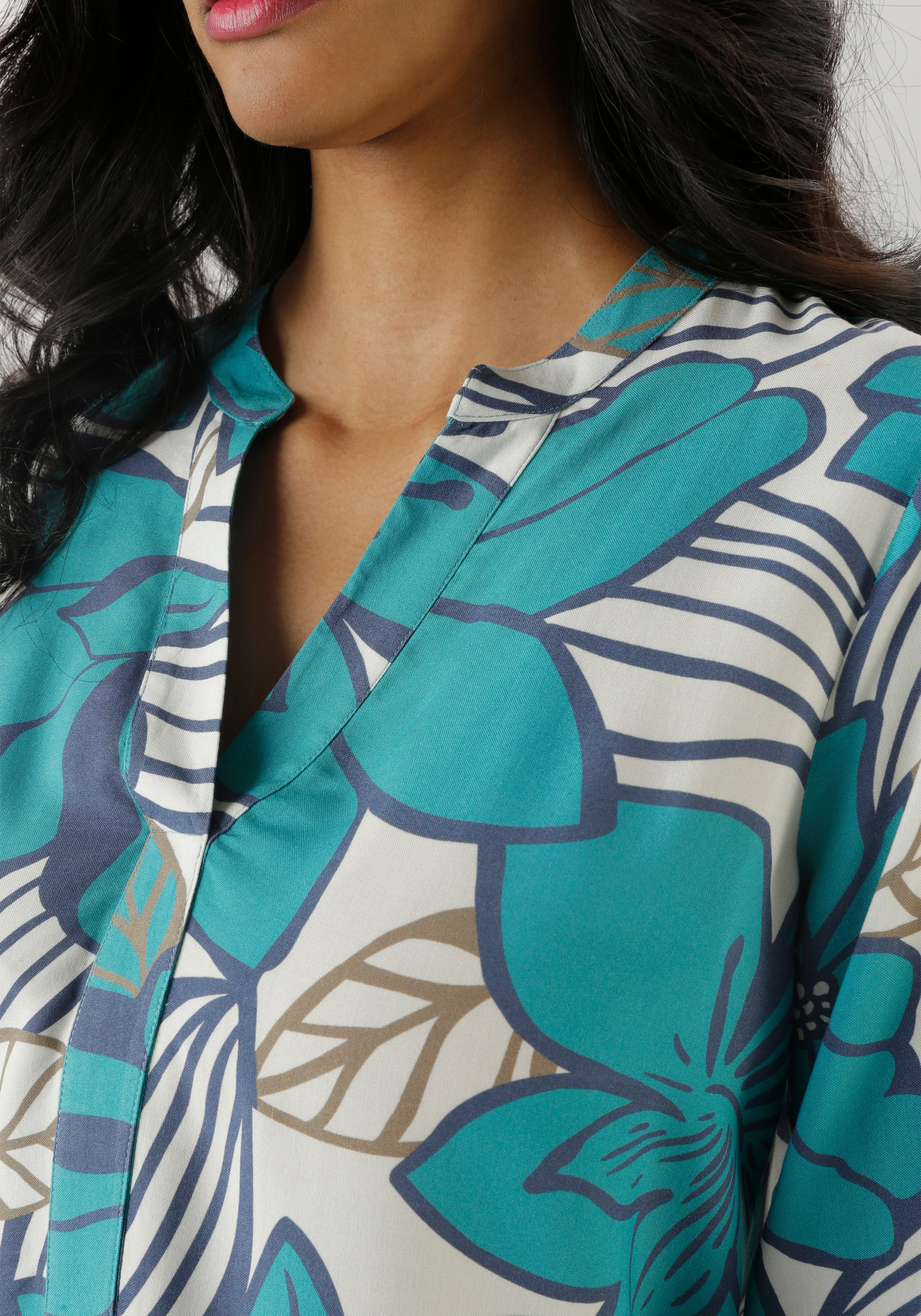 Aniston SELECTED Blouse à enfiler mit malerischen Blütendruck