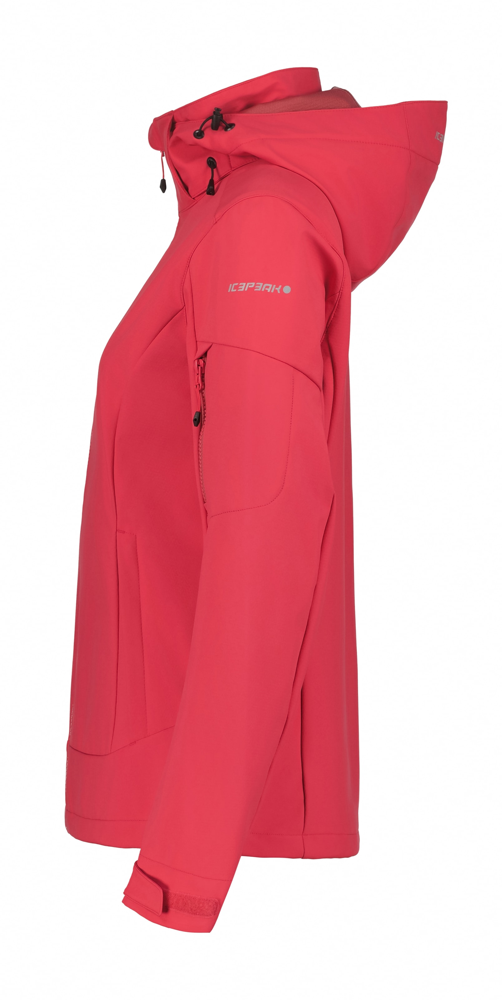 Icepeak Veste softshell »D SOFTSHELLJACKE BATHGATE« 1 cuis tlg. mit Kapuze Wasserabweisend