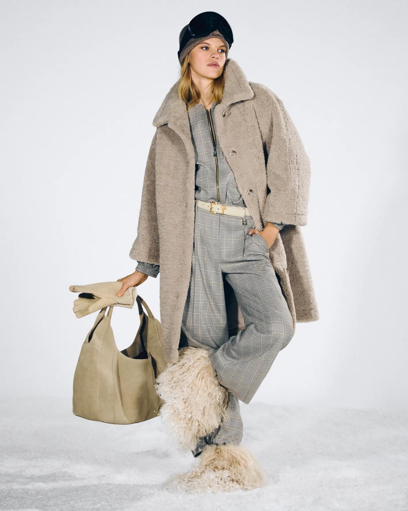 JOOP! Manteau en imitation fourrure »Conorina« Coupe régulière avec peluche