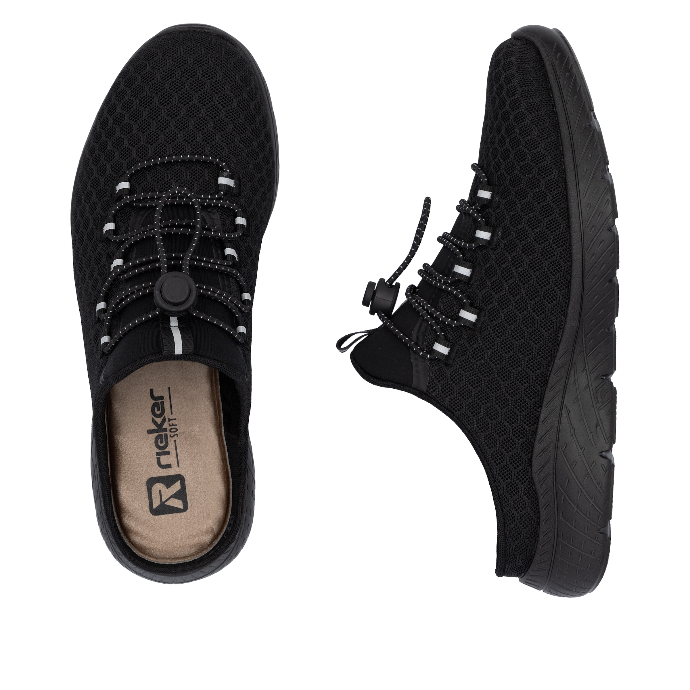 Rieker Clog  , Schlupfschuh, Sommerschuh, Hausschuh mit MemoSoft-Ausstattung