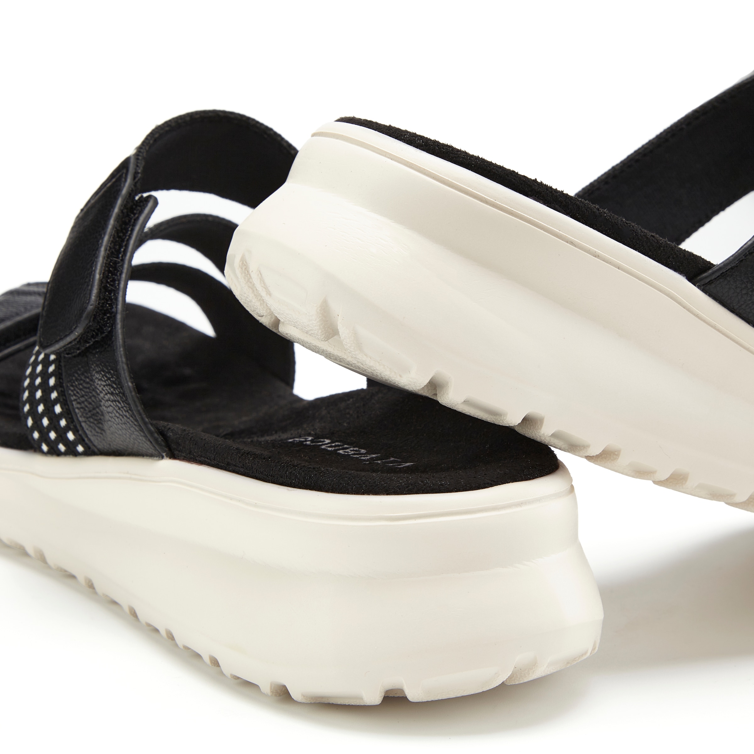 Vivance Pantolette »Sandale, offener Schuh, Sandalette, Sommerschuh,«  NOUVEAU avec talon compensé discret et fermetures velcro
