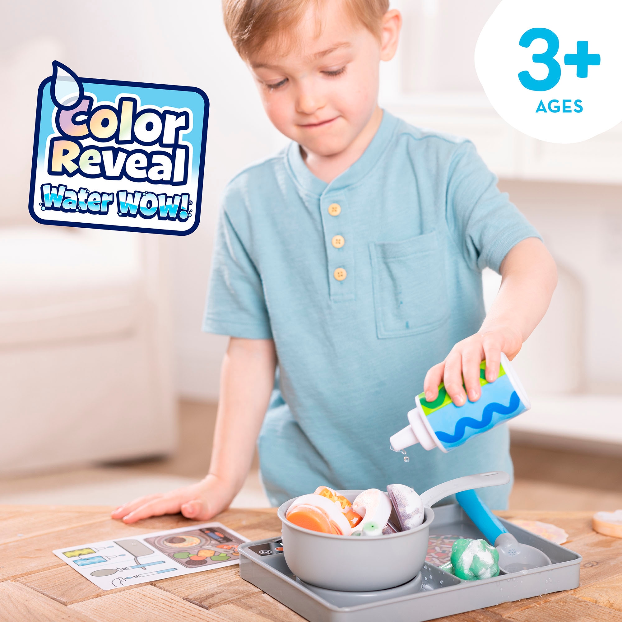 Spin Master Set de cuisine pour enfants »Melissa & Doug Water WOW« mit Farbwechseleffekt