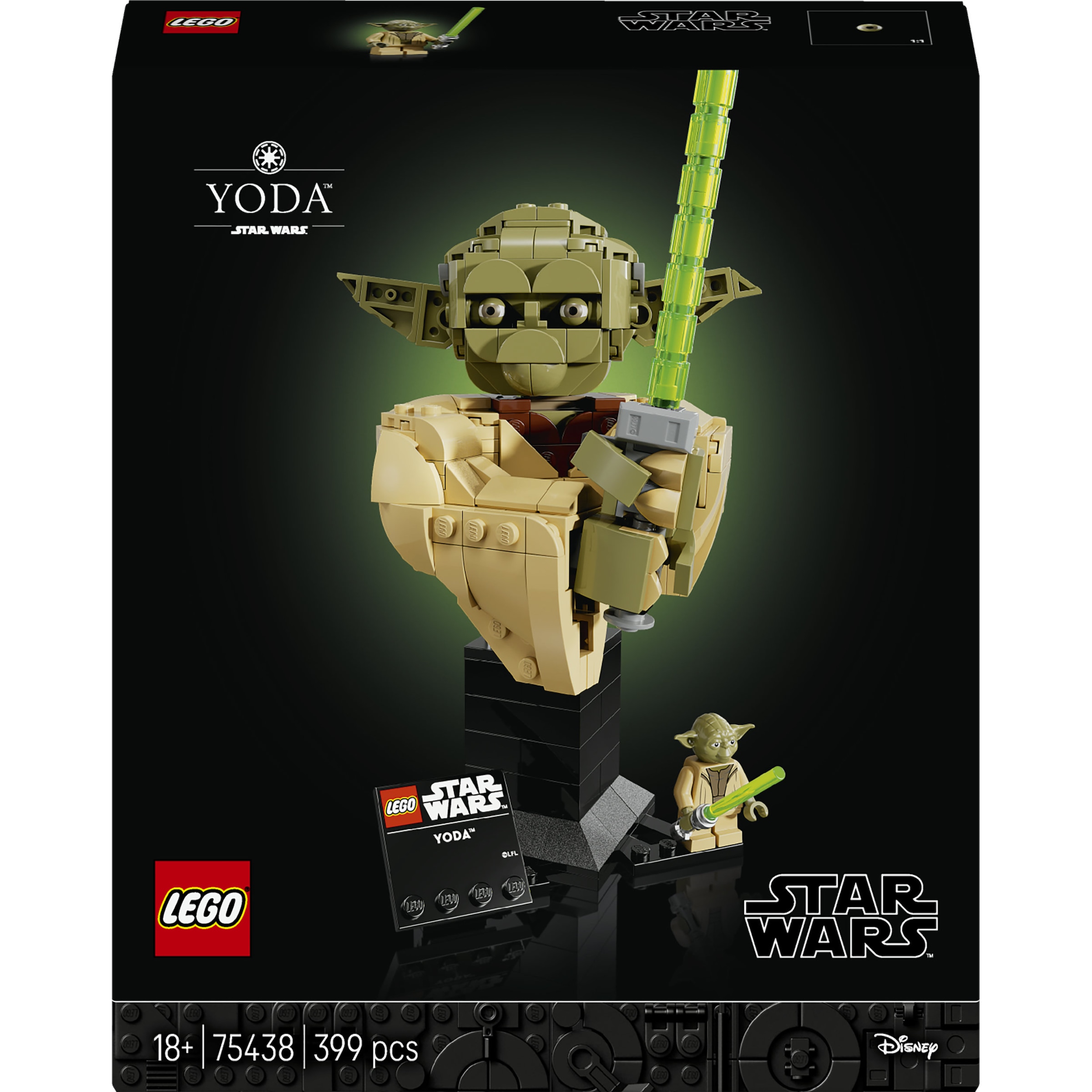 LEGO® Pions de construction »Yoda Büste (75438), LEGO Star Wars™«