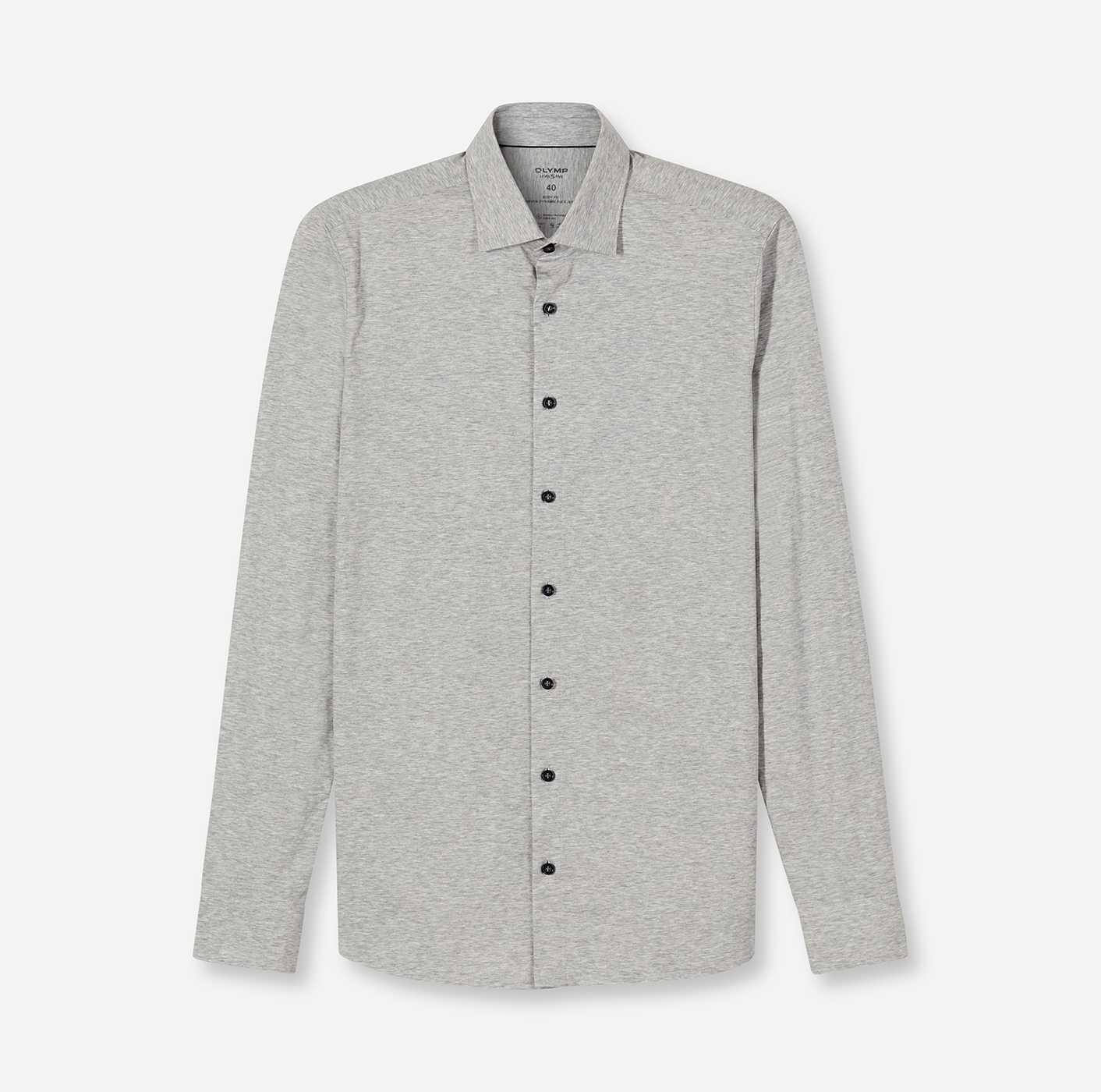OLYMP Businesshemd »Level Five body fit Jerseyshirt« in Jersey Qualität