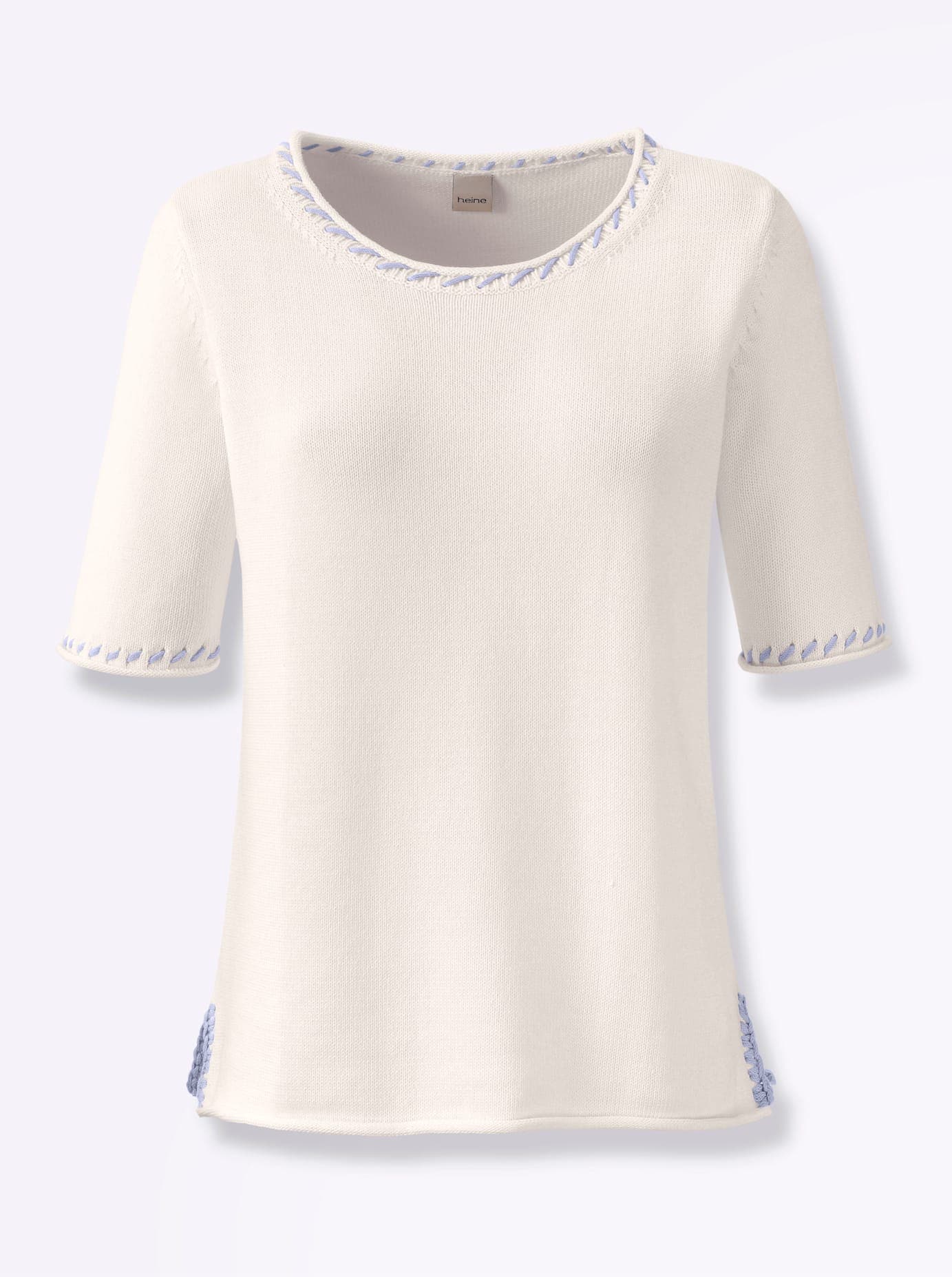 heine Pull à manches courtes »Halbarm-Pullover«