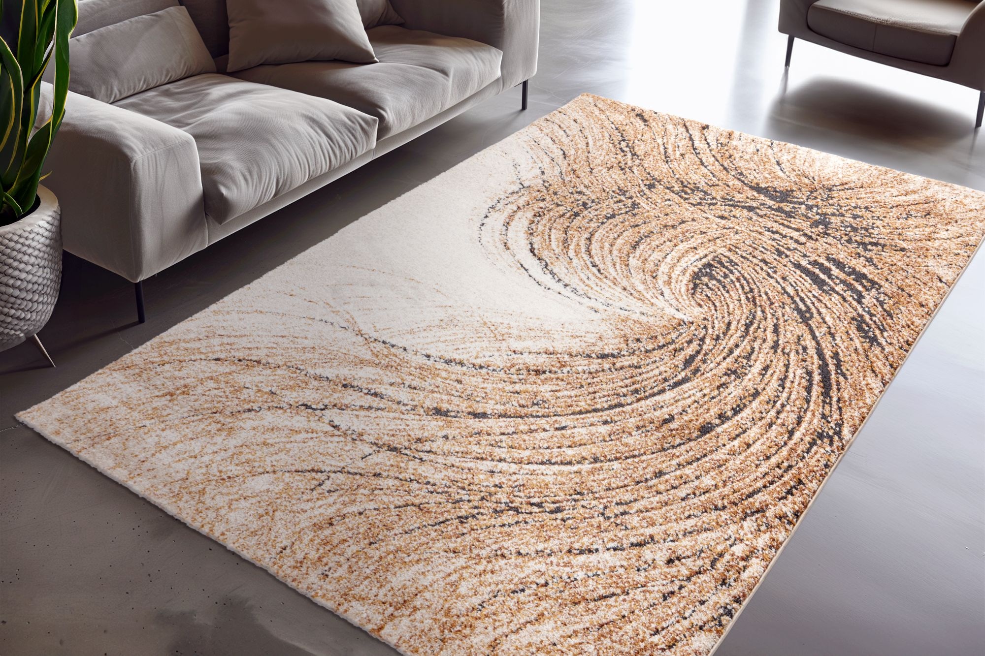 Kayoom Tapis »Firenze 487« Rectangulaire 22 mm Höhe Kurzflor, Modernes Muster, Fussbodenheizungsgeeignet, Wohnzimmer