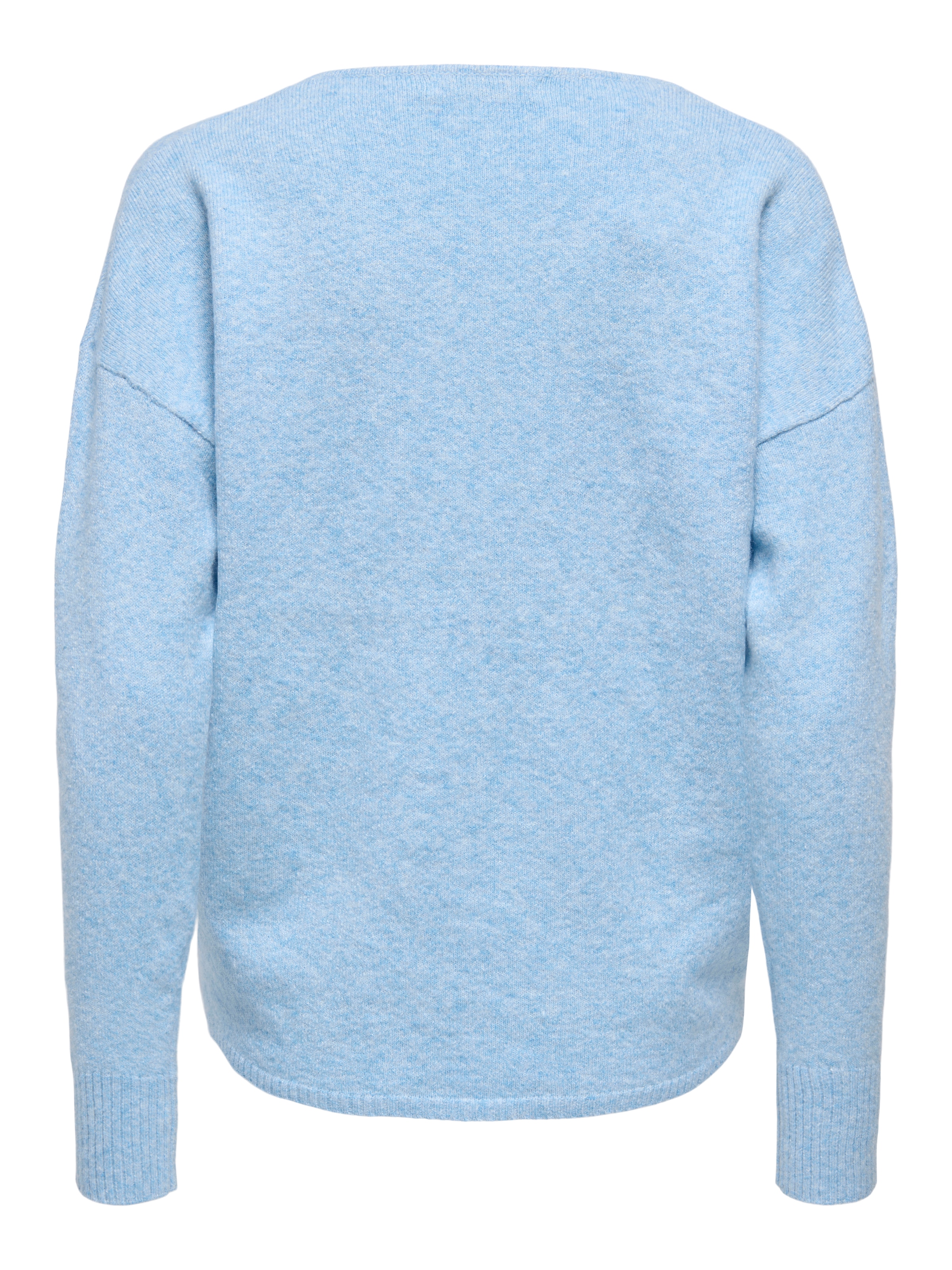 ONLY V-Ausschnitt-Pullover »ONLRICA LIFE L/S V-NECK PULLO KNT NOOS« Materialmix, regular fit