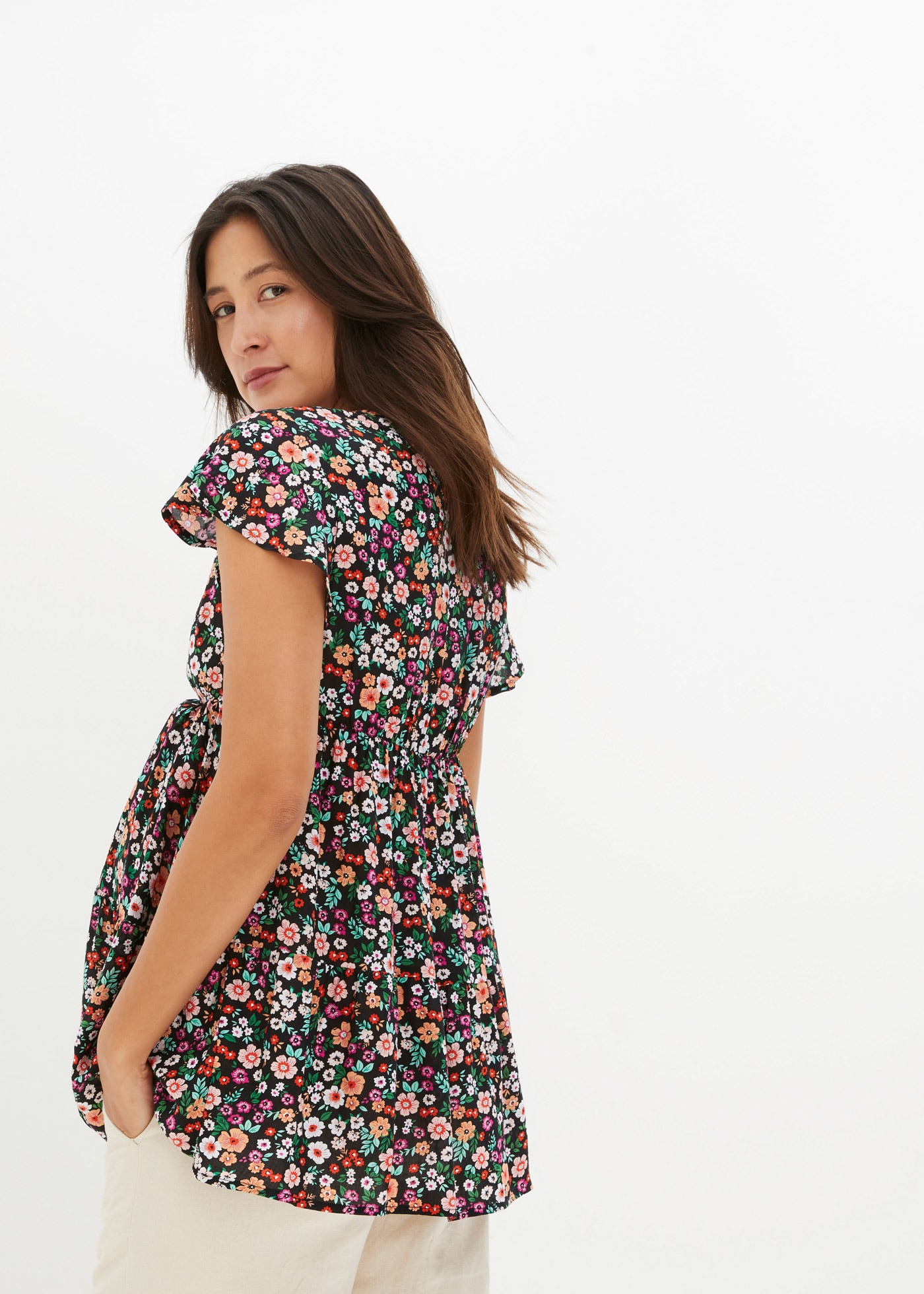 bonprix Tunique de grossesse »Umstands- und Stillbluse aus Viskose«, Umstands- und Stillbluse aus Viskose
