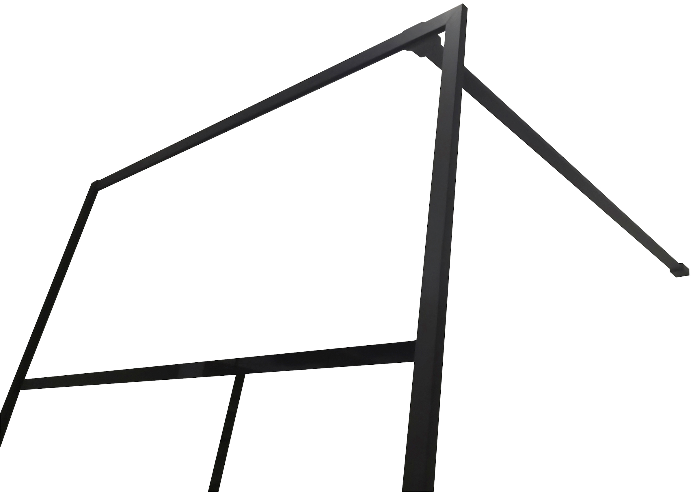 welltime Douche à l'italienne »Tetra« Inklusive verstellbarem Wandarm