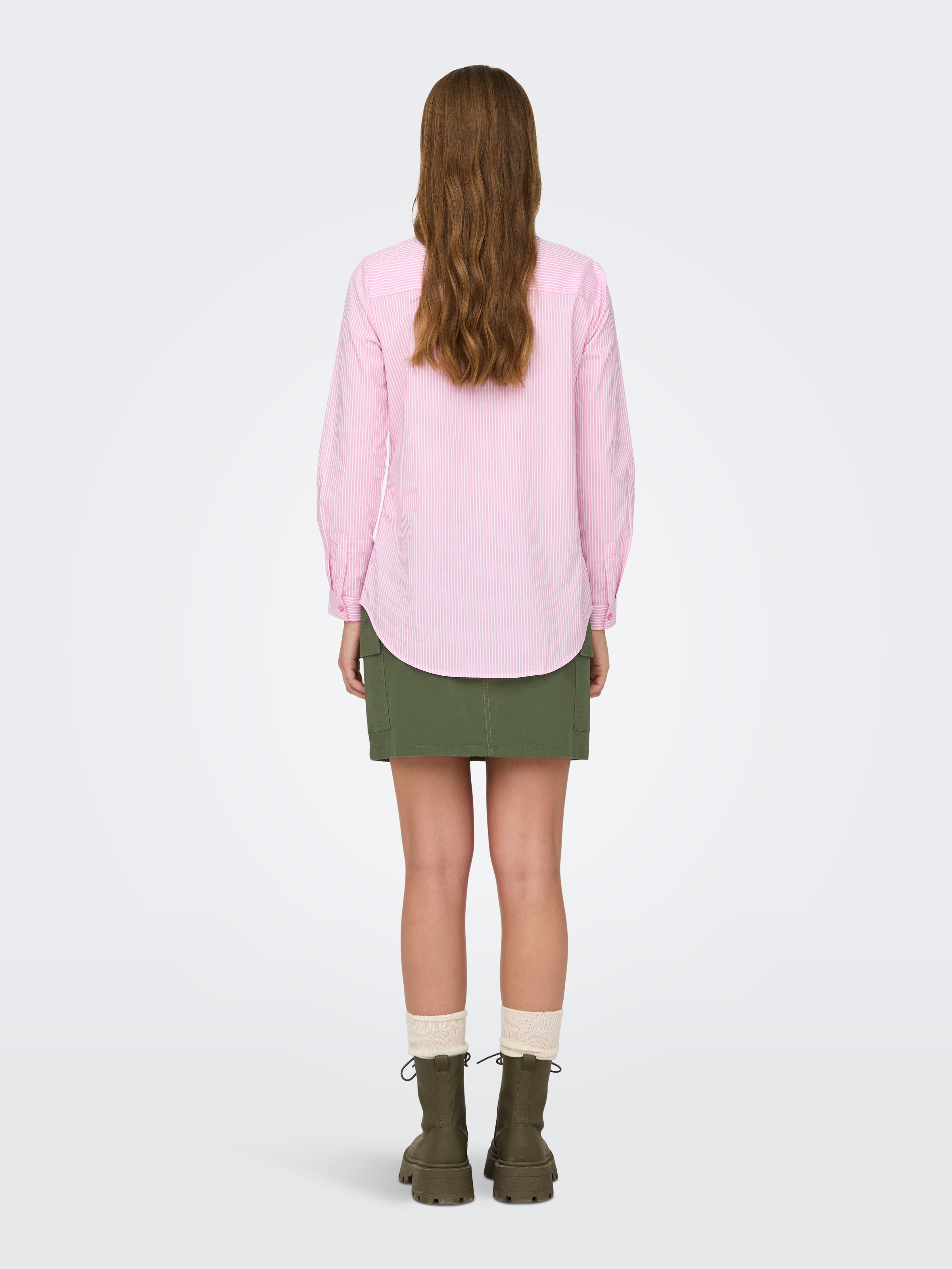 JDY Hemdbluse »JDYMIO L/S SHIRT WVN NOOS« unifarben oder gestreift