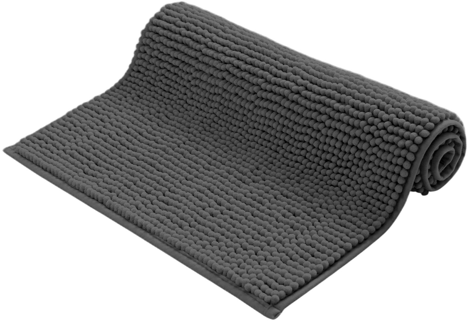 my home Badematte »Vanessa Chenille, Badvorleger, Badezimmer Teppich, Duschvorleger« Höhe 15 mm fussbodenheizungsgeeignet | schnell trocknend | strapazierfähig Uni Farben, besonders weich