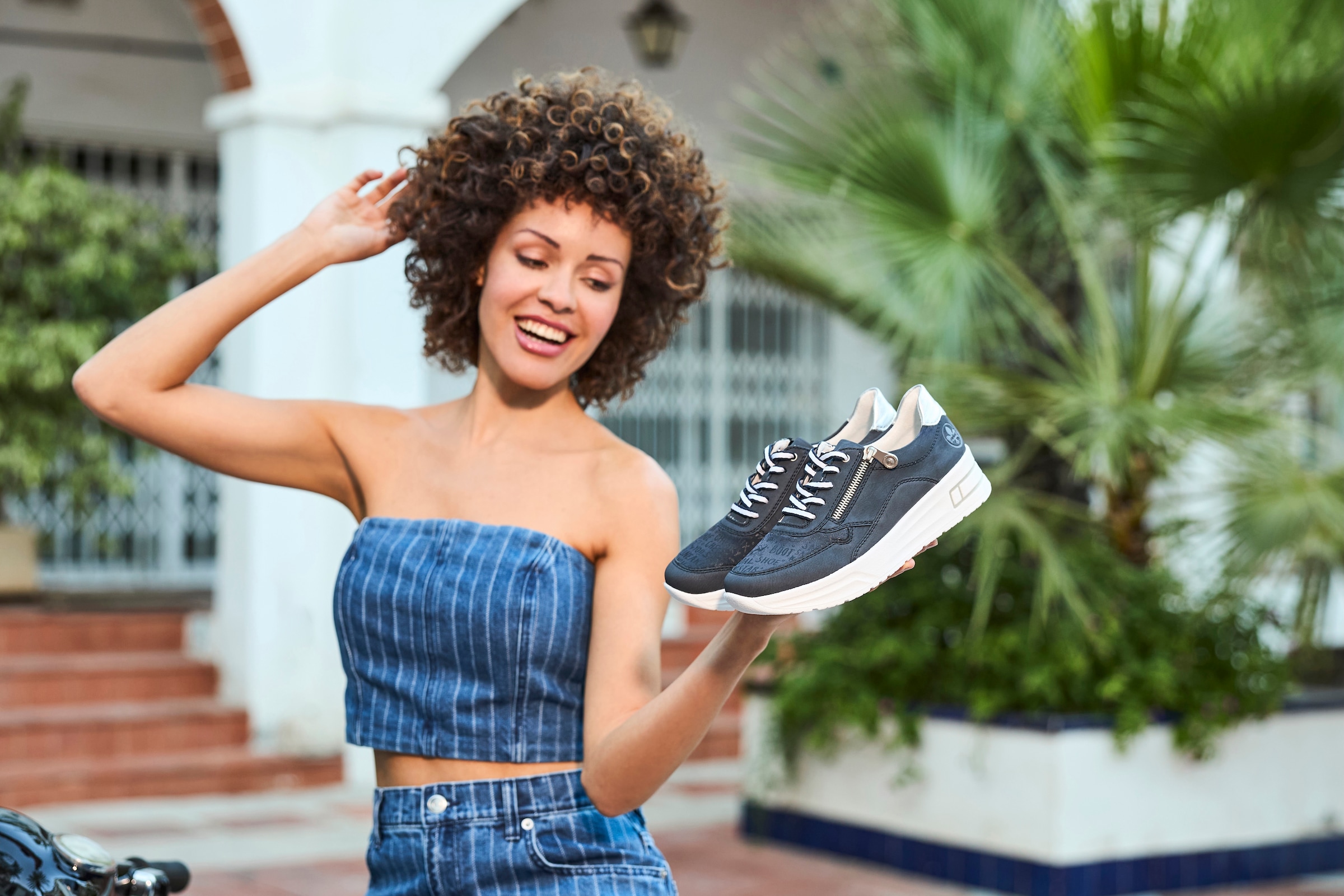 Rieker Baskets à plateforme  Schnürschuh, Halbschuh, Freizeitschuh mit Soft-Einlage